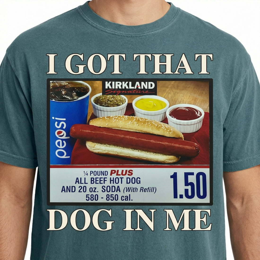 I Got That Dog In Me Graphic Crewneck Sweatshirt - Funny Dog Meme Shirt