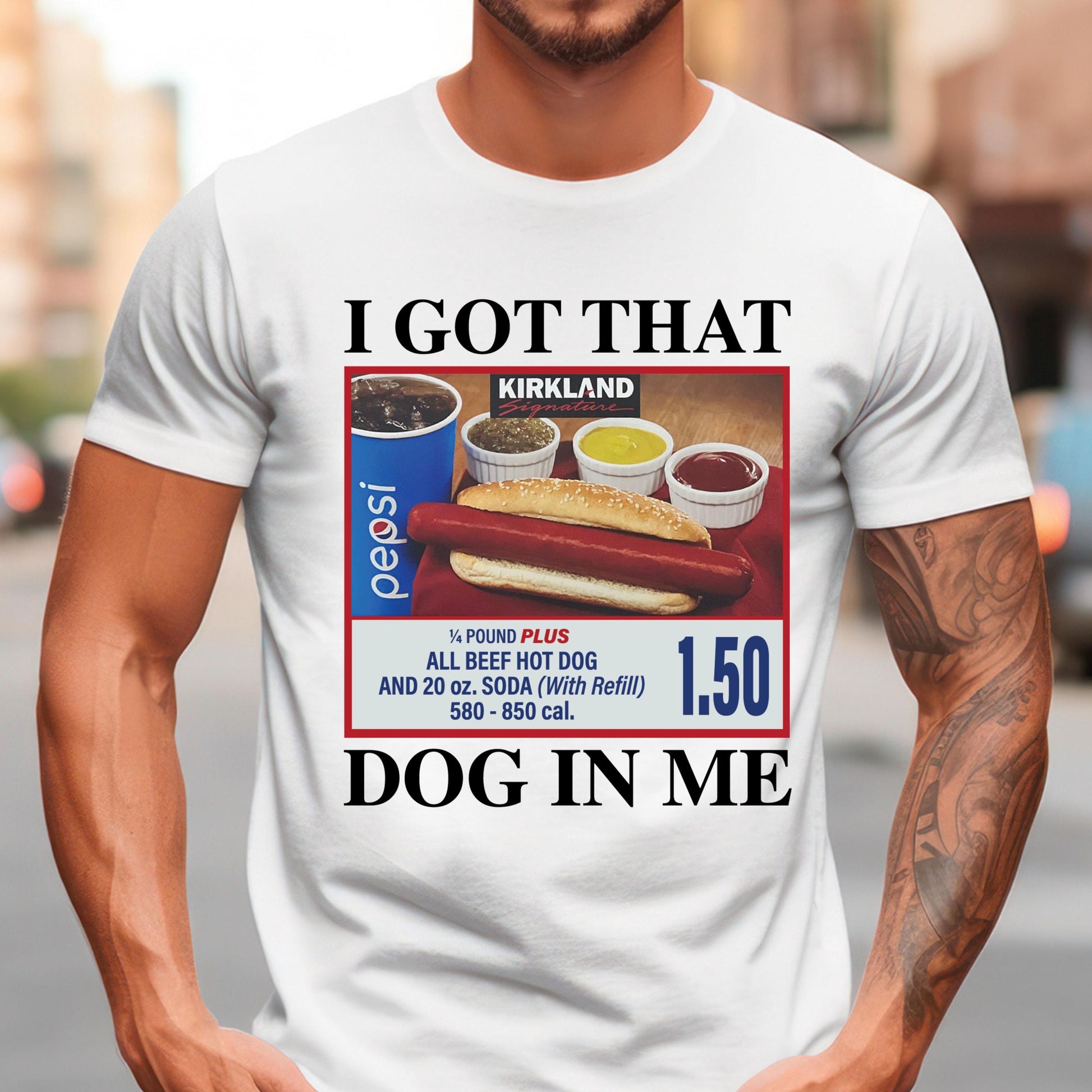 I Got That Dog In Me Shirt – Funny Hot Dog Meme Graphic Tee