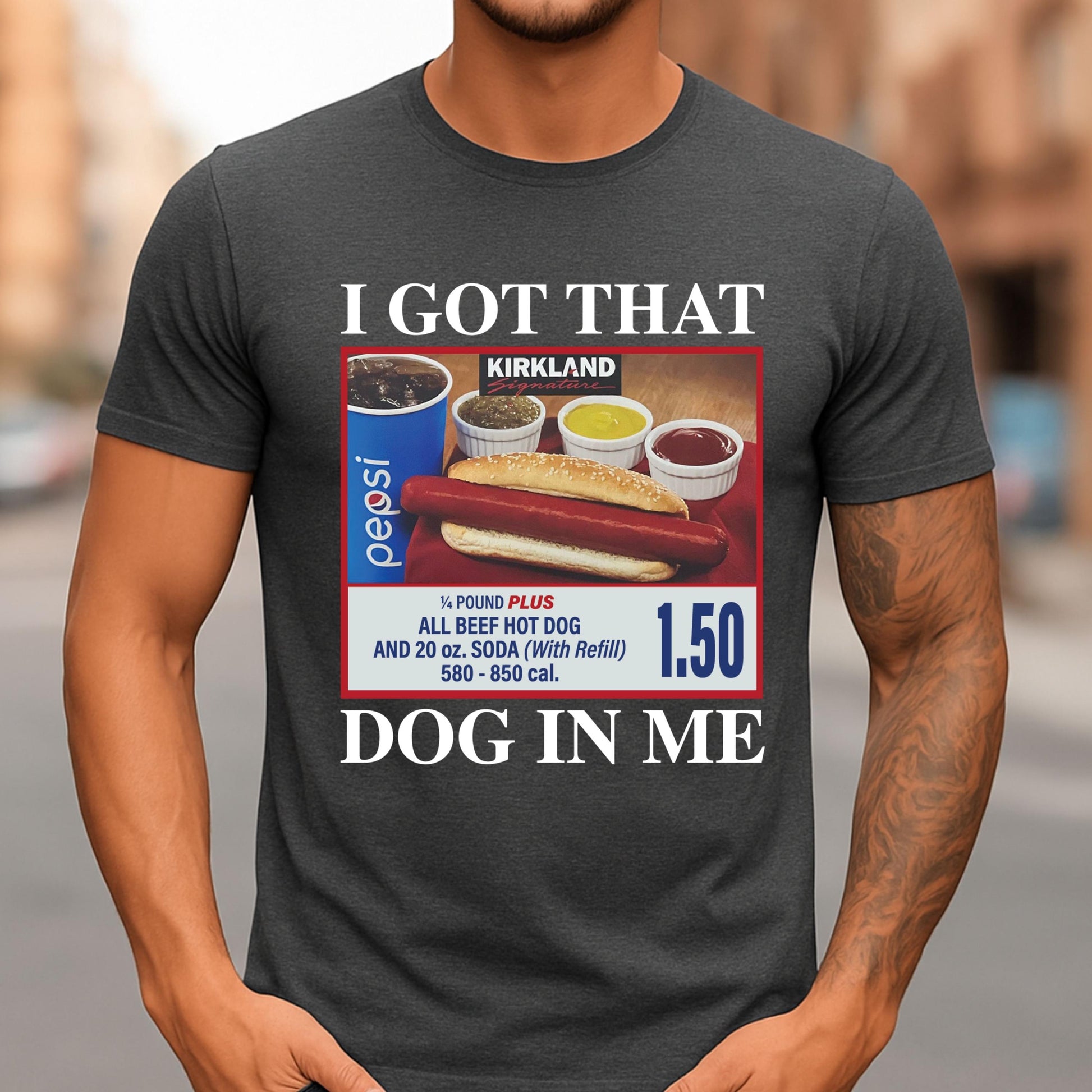 I Got That Dog In Me Shirt – Funny Hot Dog Meme Graphic Tee