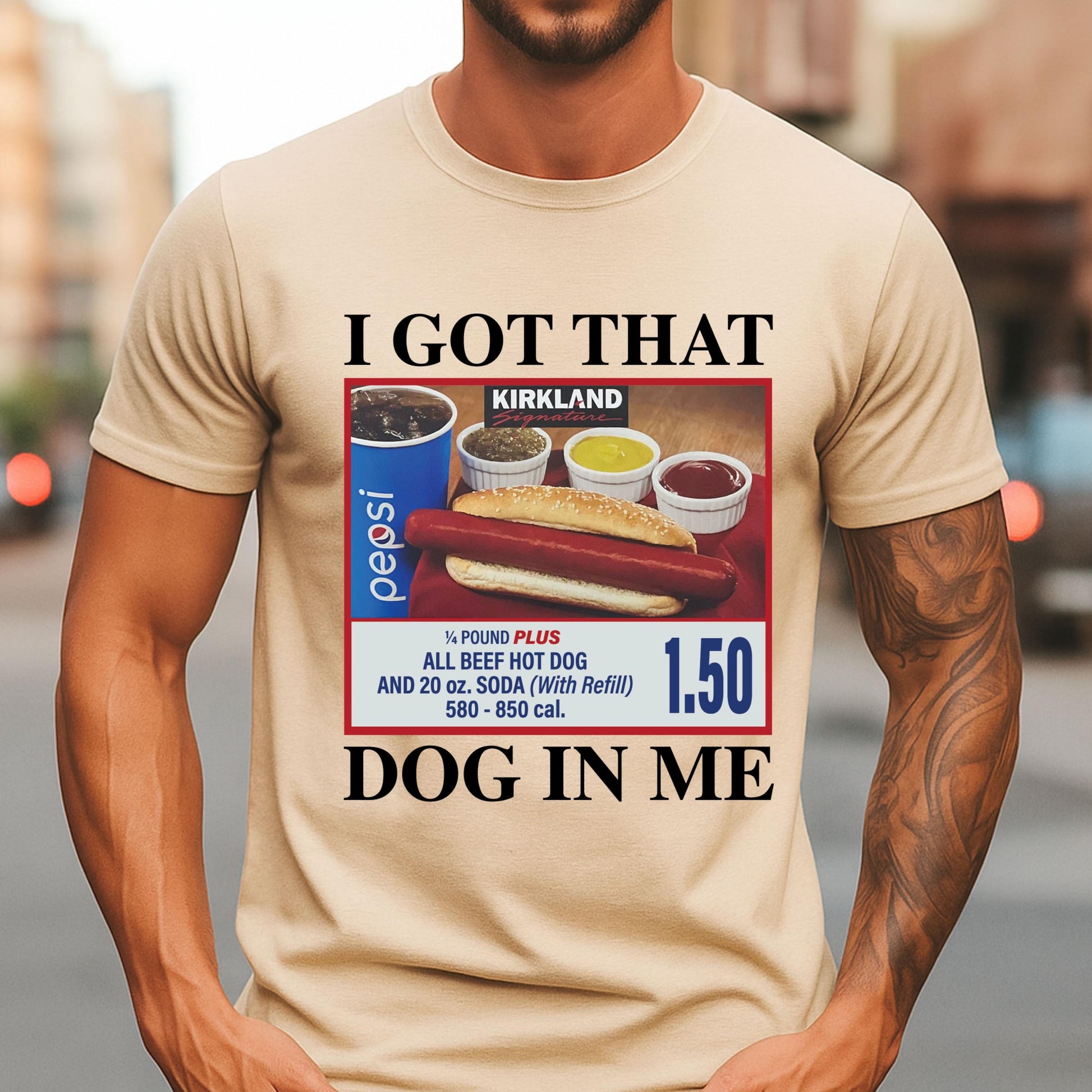 I Got That Dog In Me Shirt – Funny Hot Dog Meme Graphic Tee