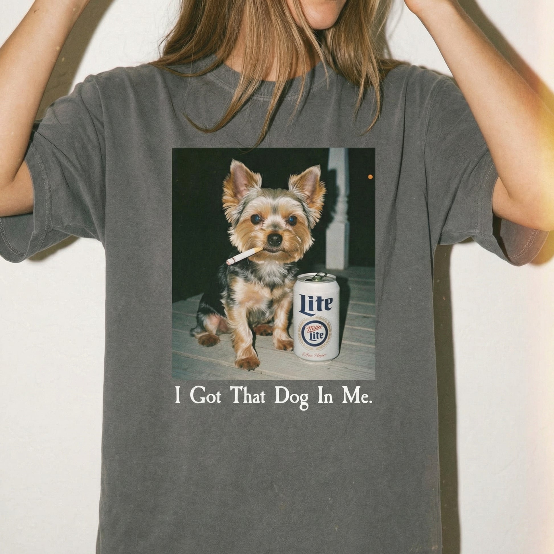 I Got That Dog in Me Yorkie Shirt – Yorkshire Terrier Dog Mom Funny Tee