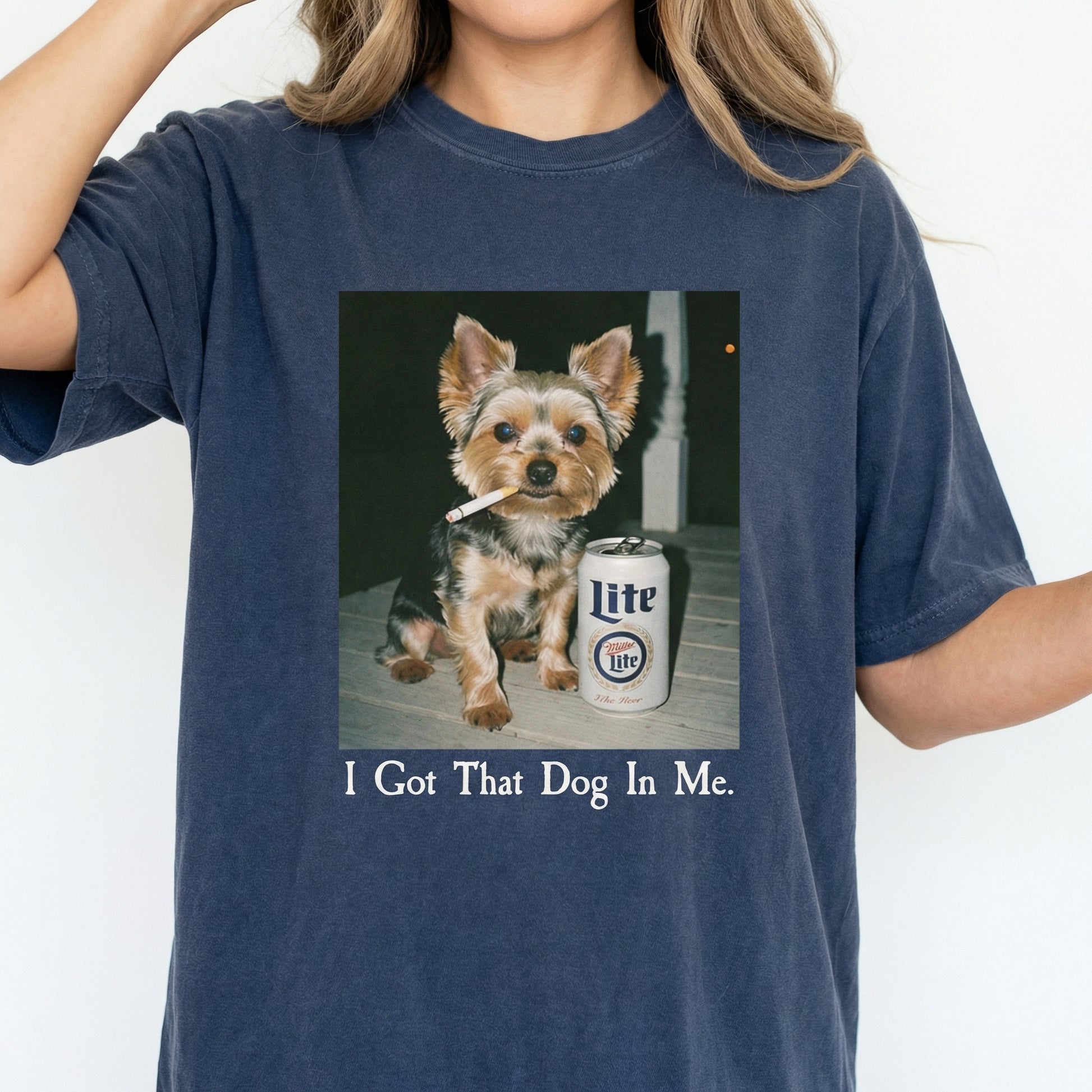 I Got That Dog in Me Yorkie Shirt – Yorkshire Terrier Dog Mom Funny Tee
