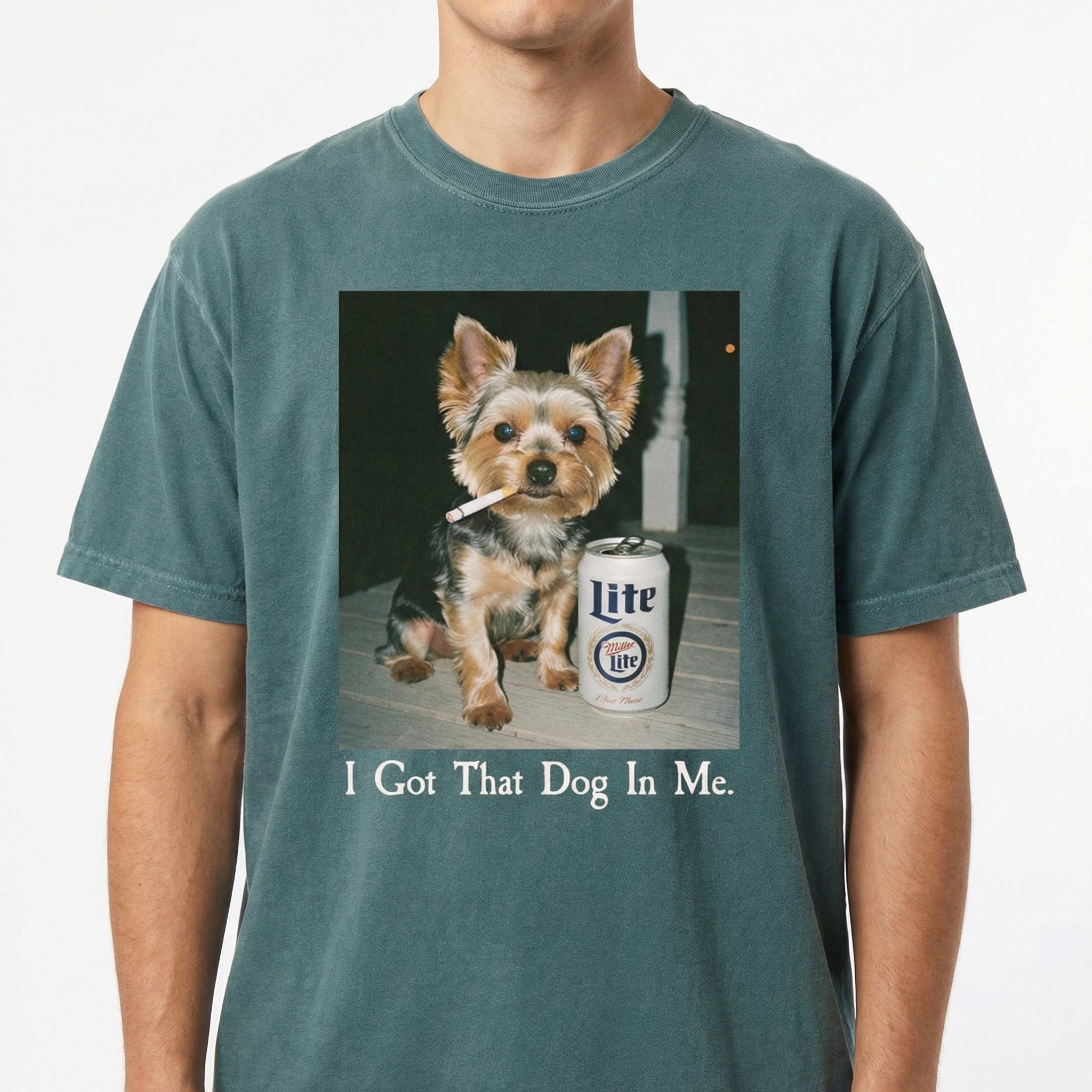 I Got That Dog in Me Yorkie Shirt – Yorkshire Terrier Dog Mom Funny Tee