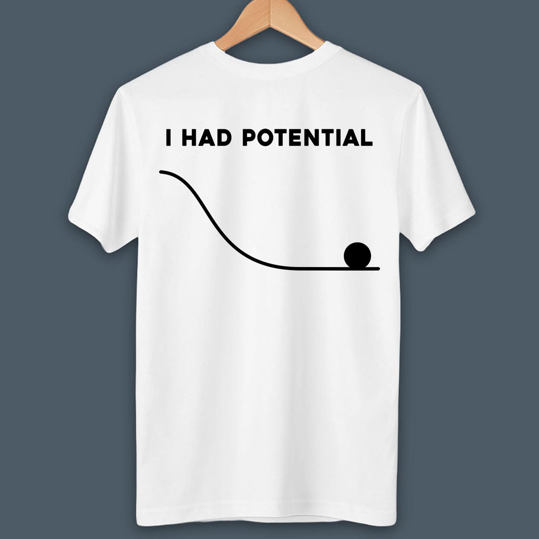 I Had Potential Graphic T-Shirt – Funny Sarcastic Humor Tee