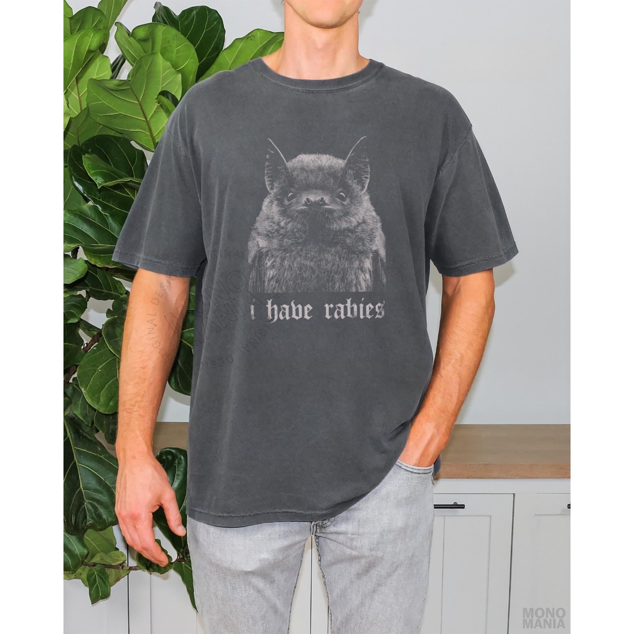 Grunge Bat Meme Graphic T-Shirt - Dark Humor Y2K Vintage Tee