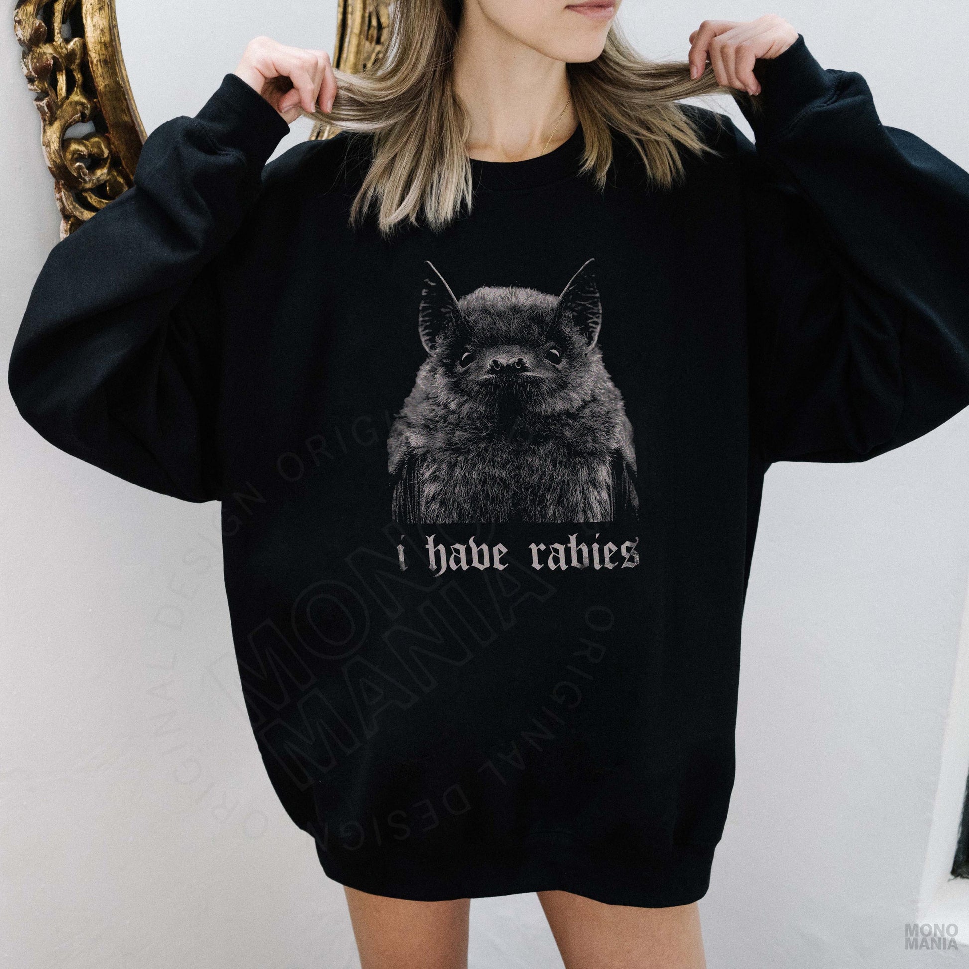Grunge Bat Meme Graphic T-Shirt - Dark Humor Y2K Vintage Tee
