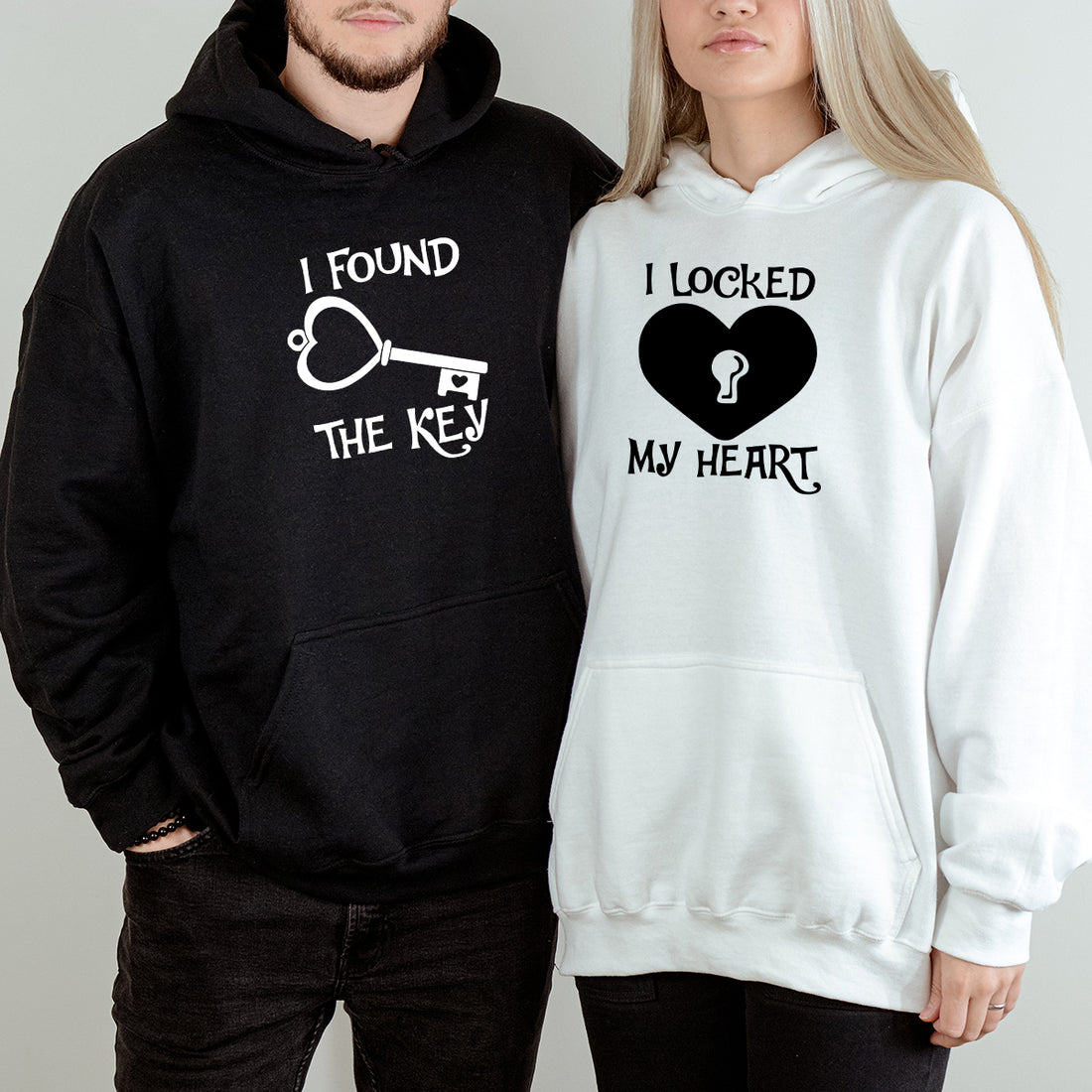 I Locked My Heart I Found The Key Matching Hoodies For Couples