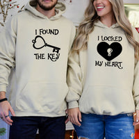 I Locked My Heart I Found The Key Matching Hoodies For Couples