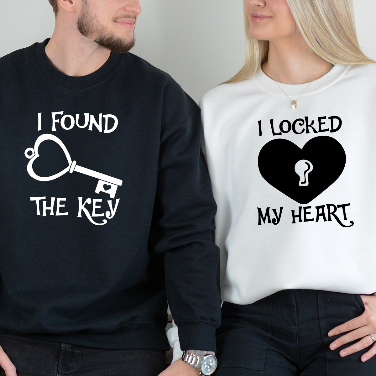 I Locked My Heart I Found The Key Matching Hoodies For Couples