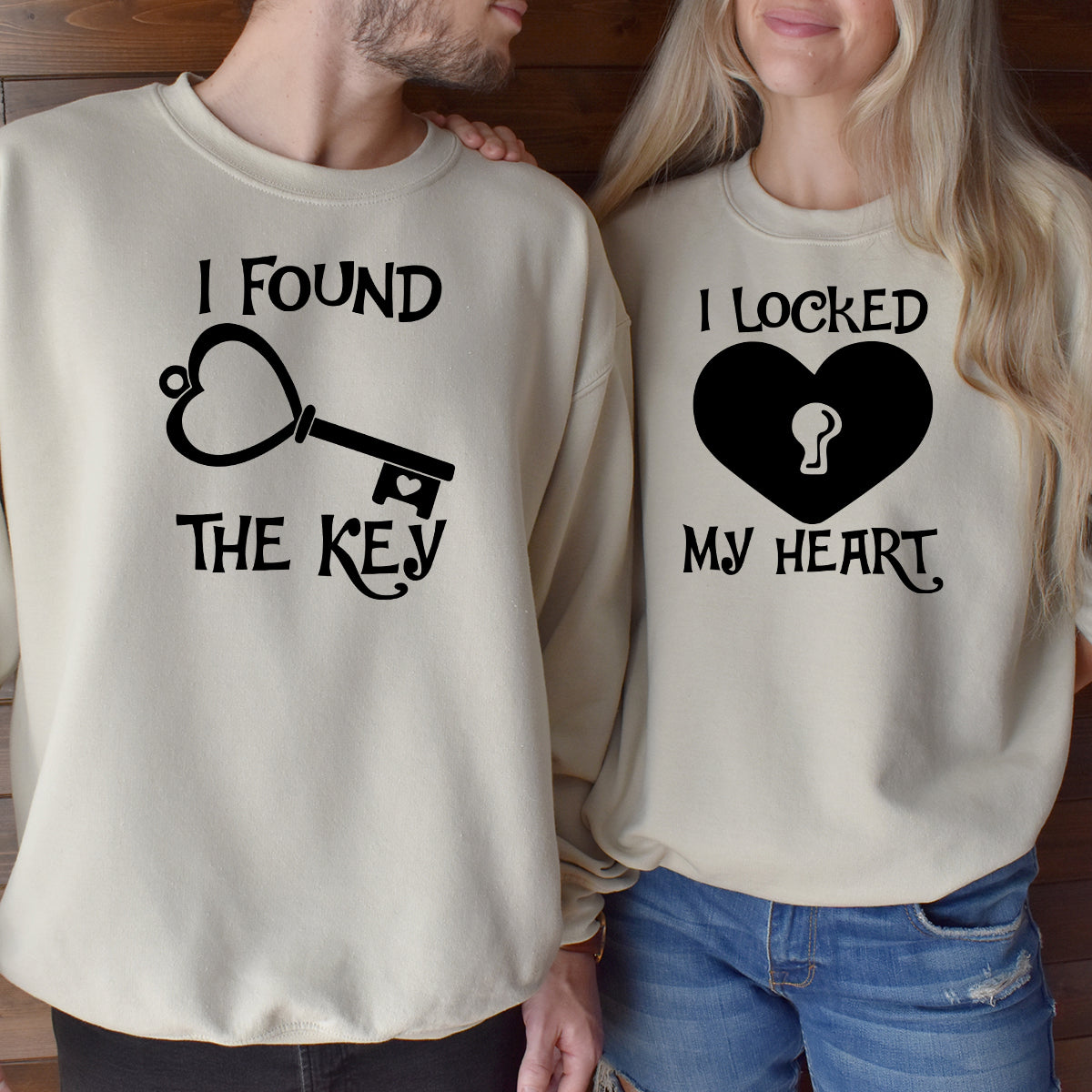 I Locked My Heart I Found The Key Matching Hoodies For Couples