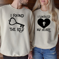 I Locked My Heart I Found The Key Matching Hoodies For Couples