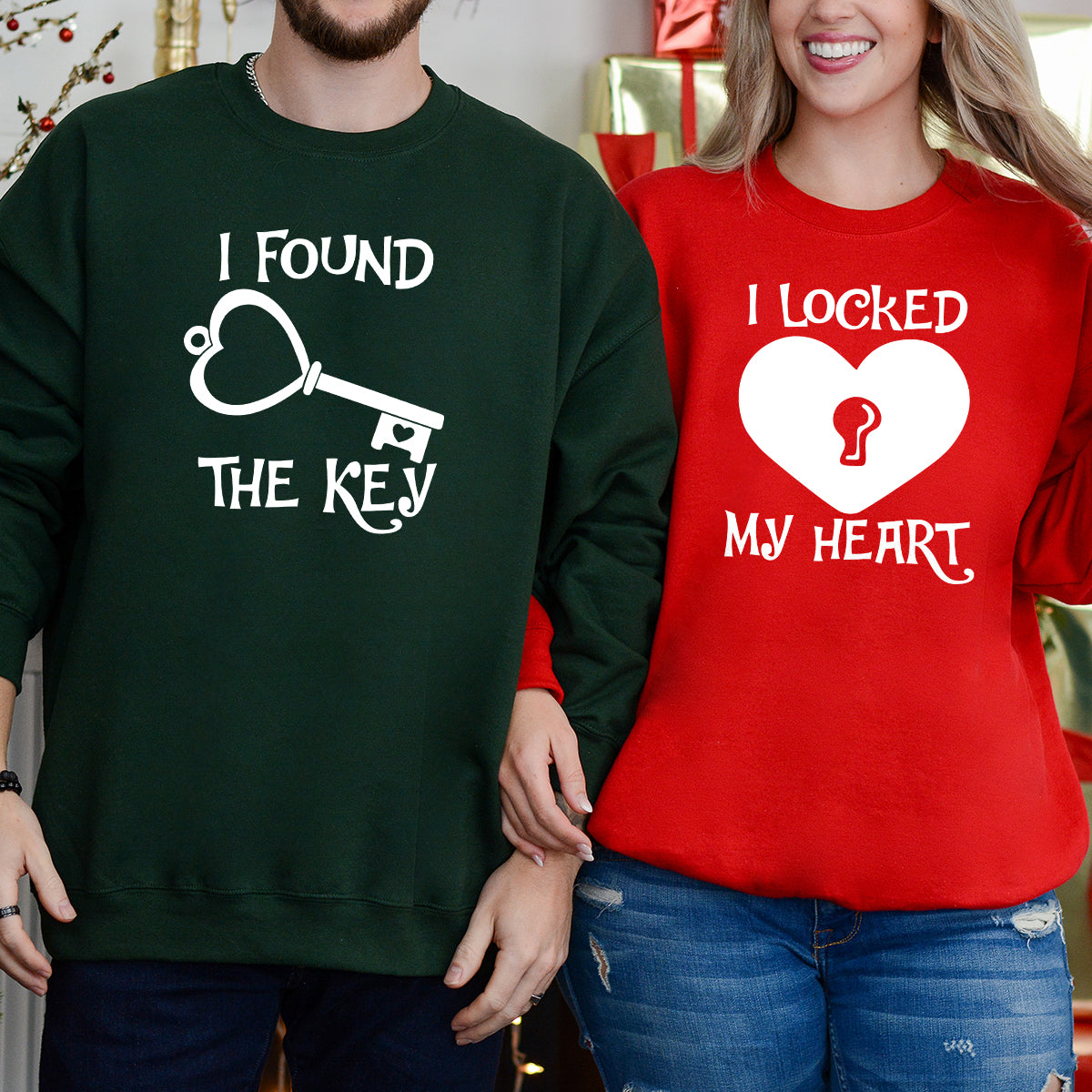 I Locked My Heart I Found The Key Matching Hoodies For Couples