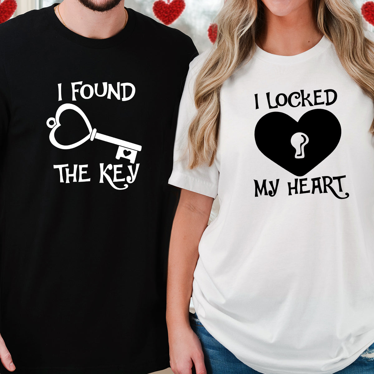 I Locked My Heart I Found The Key Matching T-Shirts For Couples