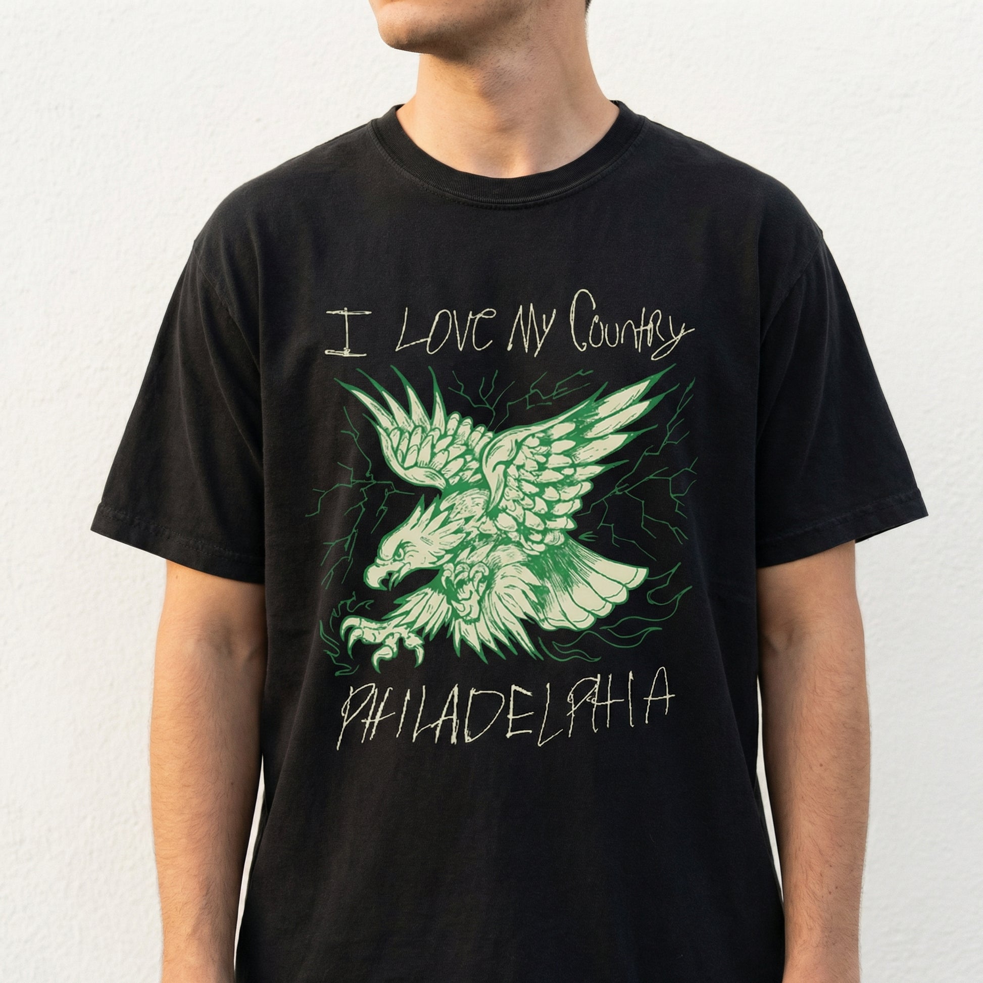 I Love My Country Philadelphia T-Shirt – Patriotic Graphic Tee