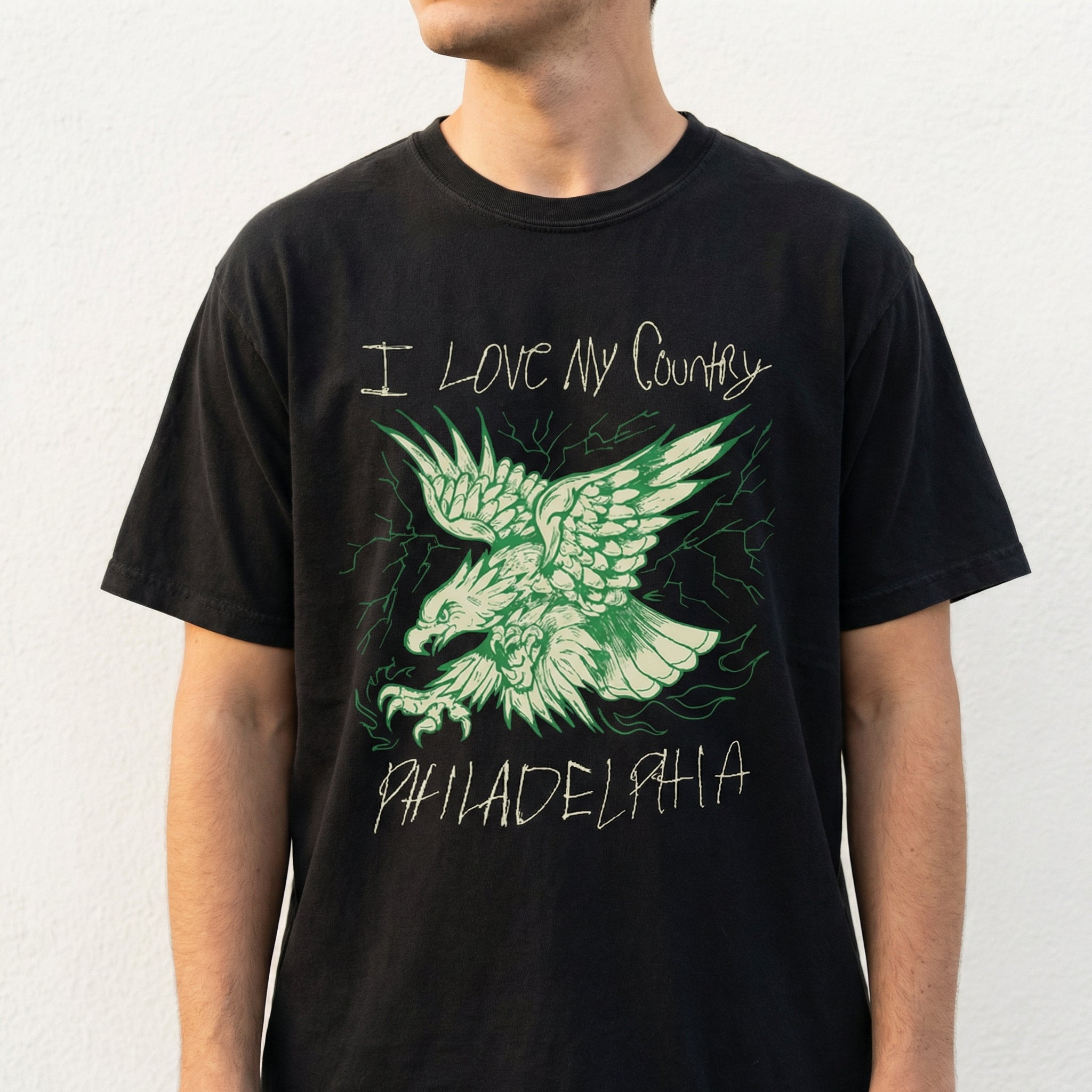 I Love My Country Philadelphia T-Shirt – Patriotic Graphic Tee
