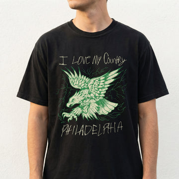 I Love My Country Philadelphia T-Shirt – Patriotic Graphic Tee