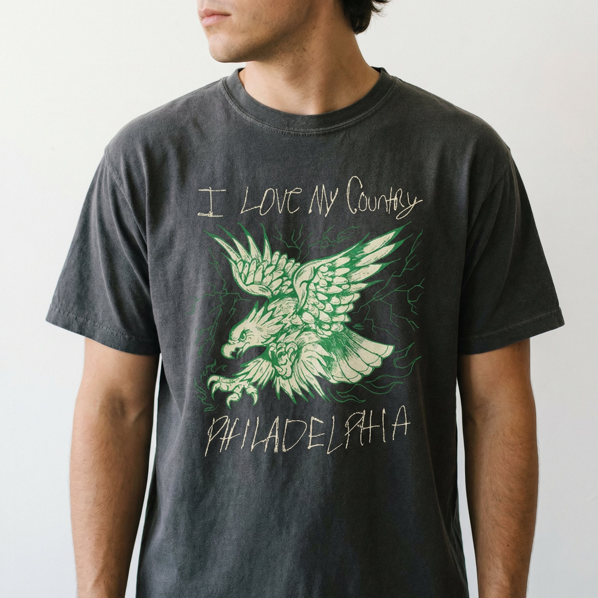 I Love My Country Philadelphia T-Shirt – Patriotic Graphic Tee
