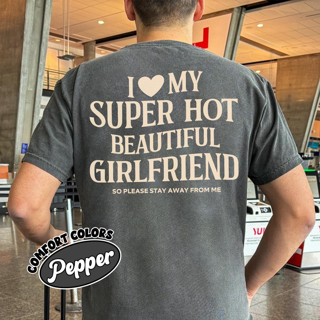 I Love My Girlfriend T Shirt – Cute Funny Boyfriend Gift – Valentine’s Day Shirt – Romantic Gift Tee
