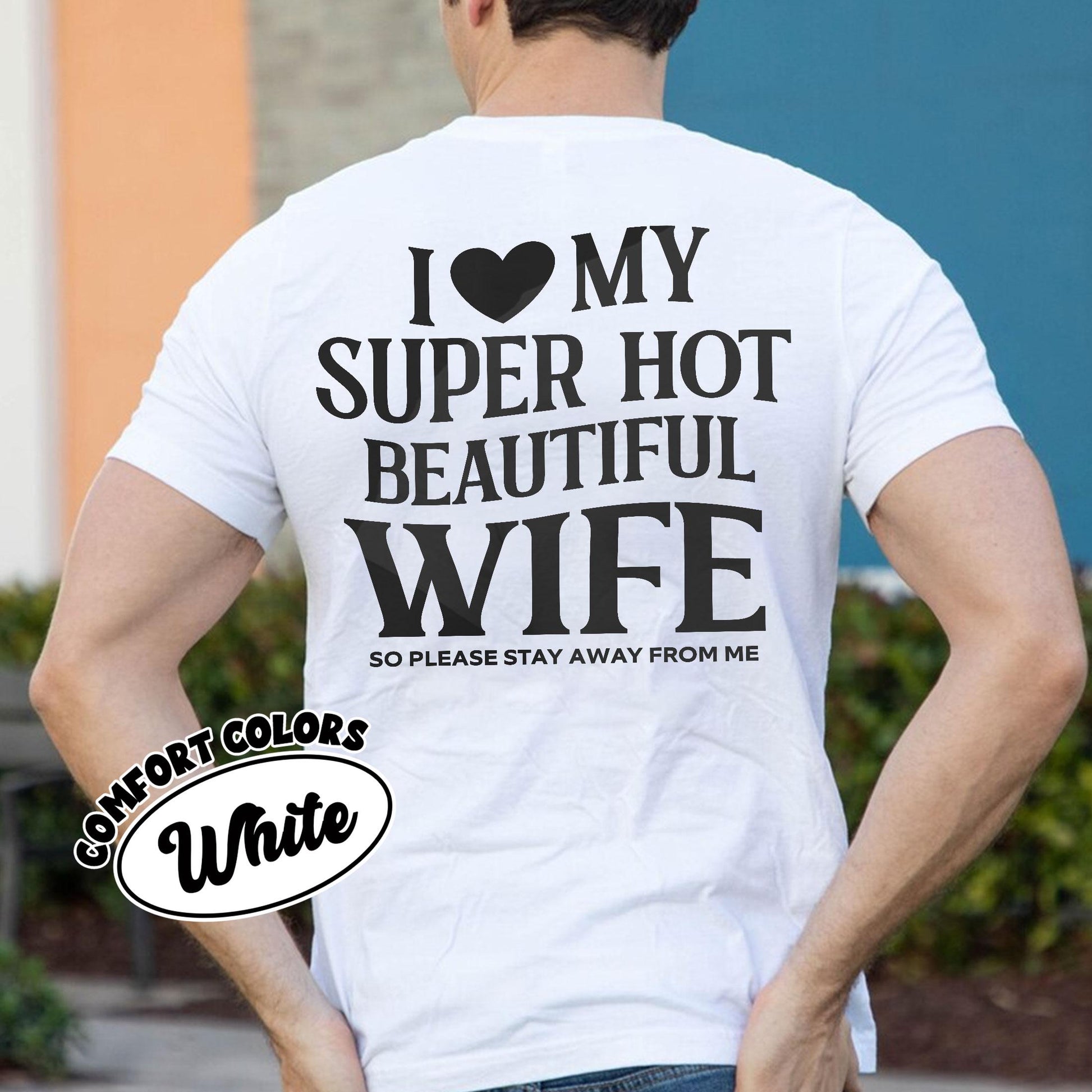 I Love My Wife Shirt – I Heart My Wife Tee – Funny Husband Gift – Couple Saying T Shirt