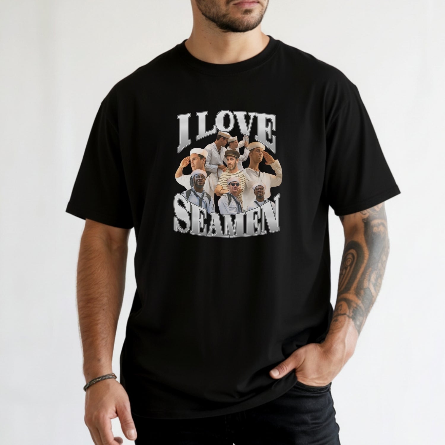 I Love Seamen Meme T-Shirt – Funny Ironic Unisex Graphic Tee