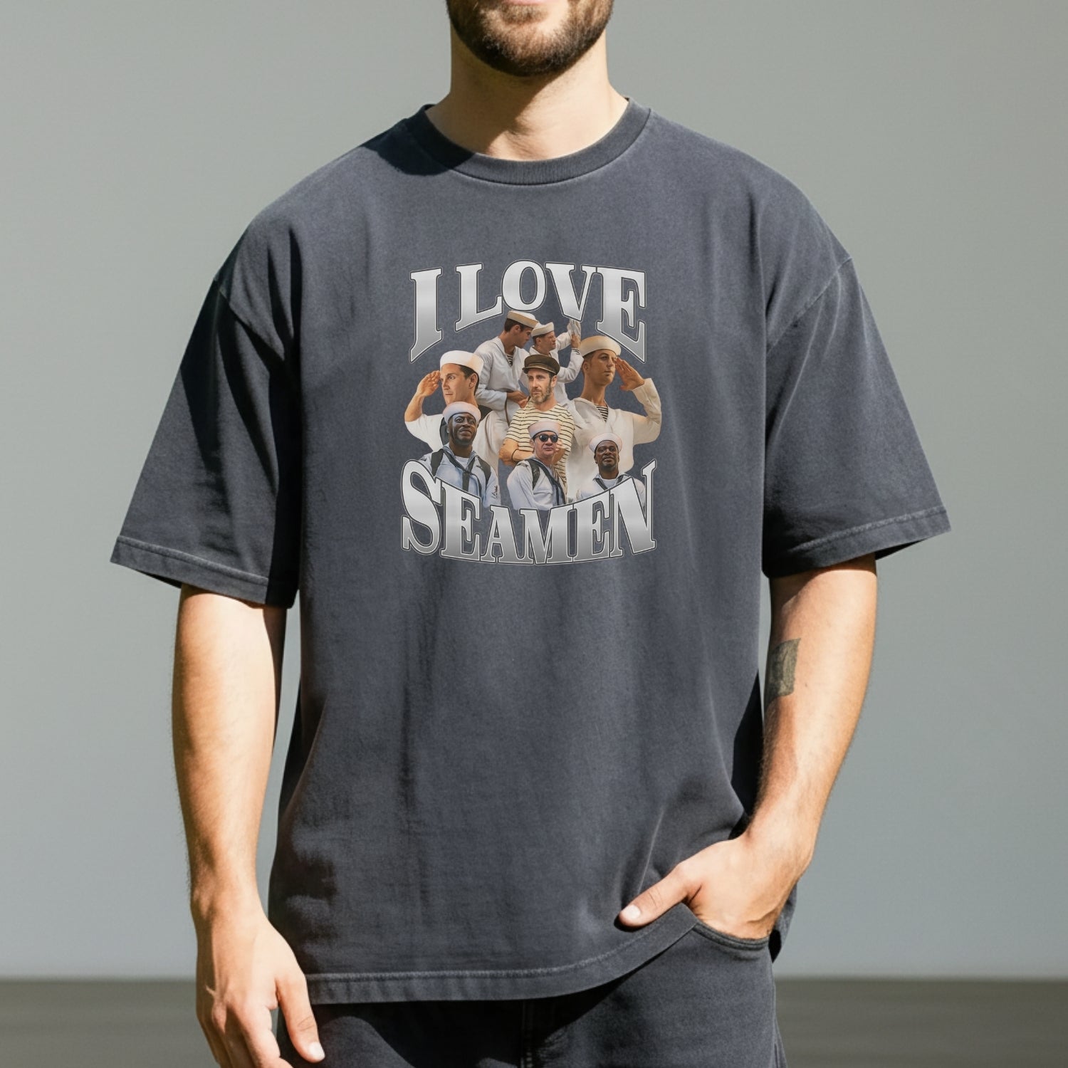 I Love Seamen Meme T-Shirt – Funny Ironic Unisex Graphic Tee