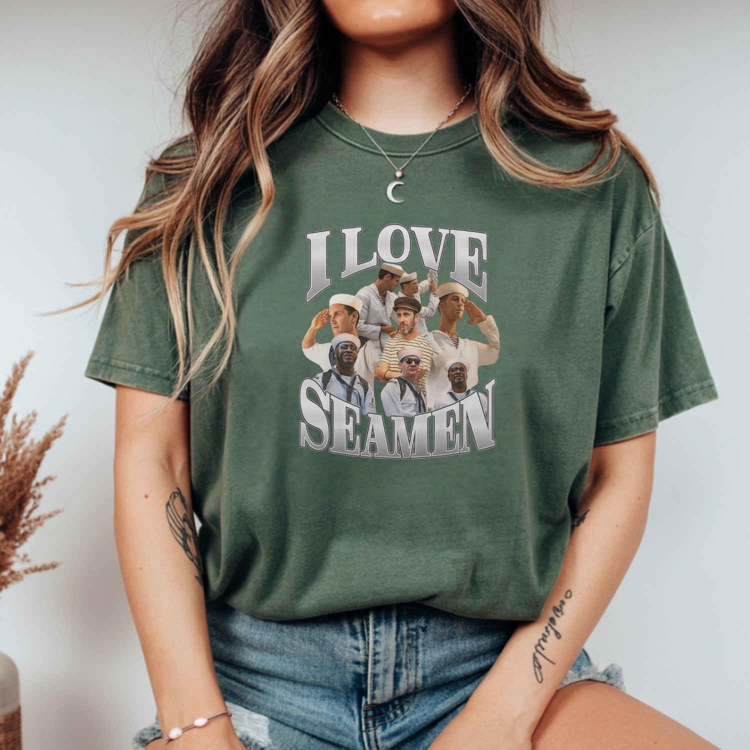 I Love Seamen Meme T-Shirt – Funny Ironic Unisex Graphic Tee