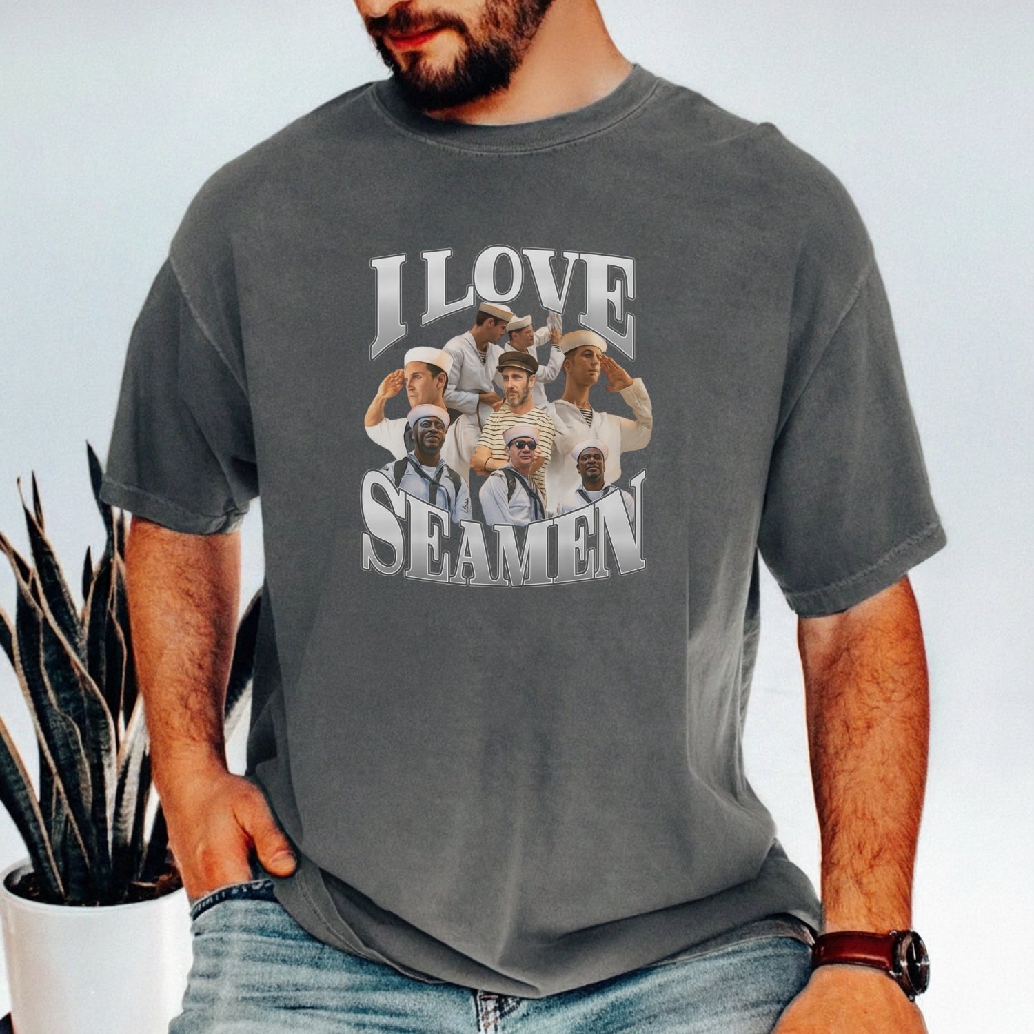 I Love Seamen Meme T-Shirt – Funny Ironic Unisex Graphic Tee