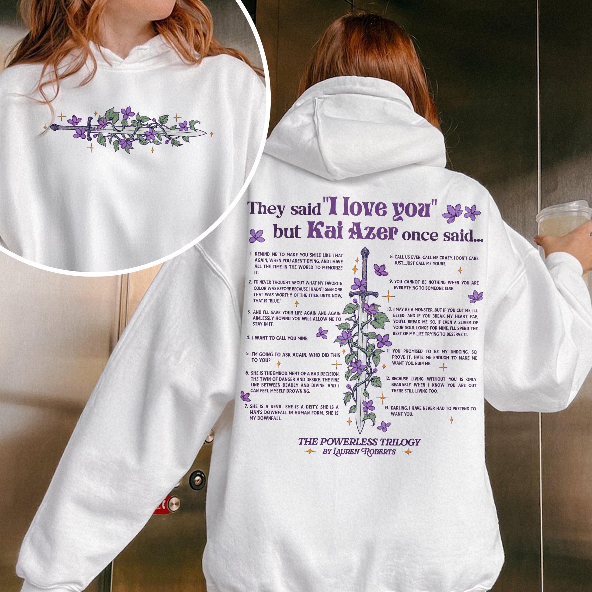 I Love You Fantasy Romance Sweatshirt – Book Lover Valentine Gift