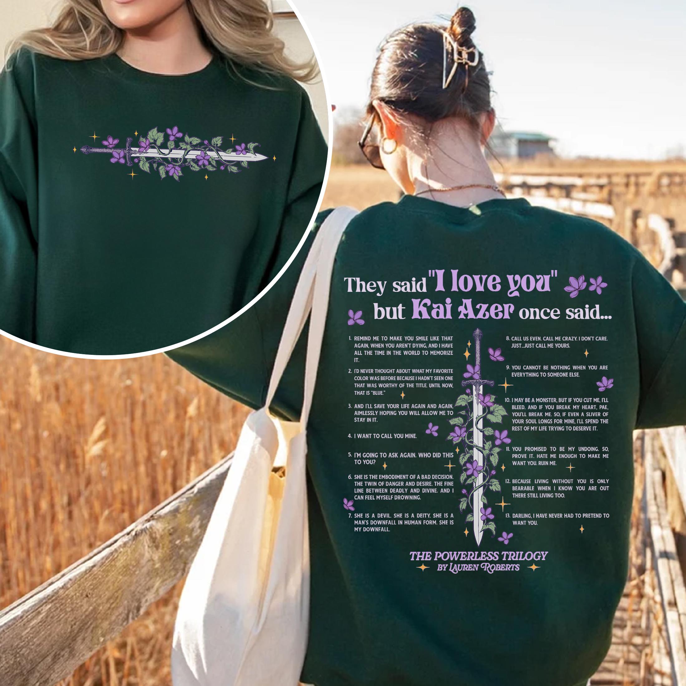 I Love You Fantasy Romance Sweatshirt – Book Lover Valentine Gift