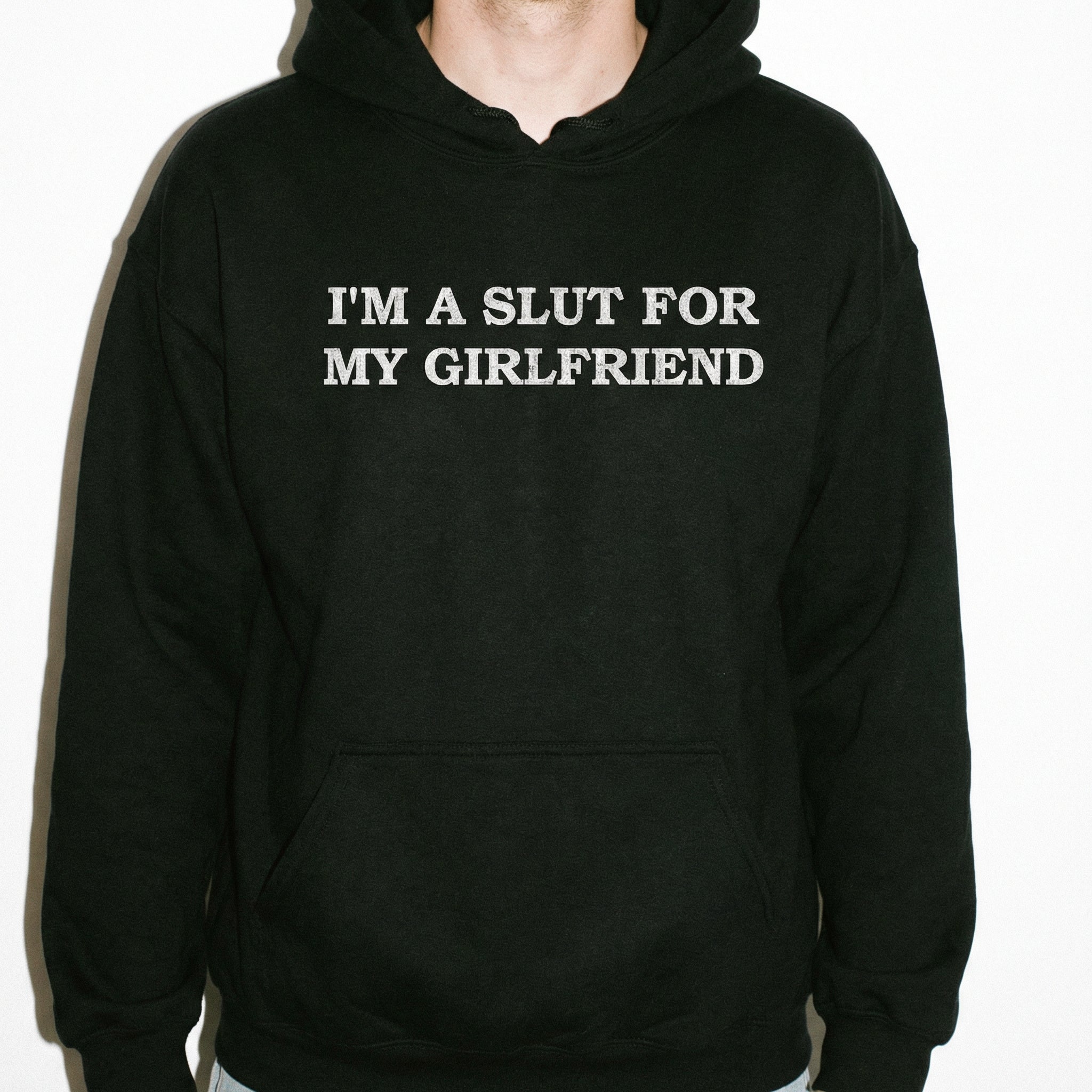 I’m Crazy About My Girlfriend T-Shirt – Funny Valentine Couple Graphic Tee