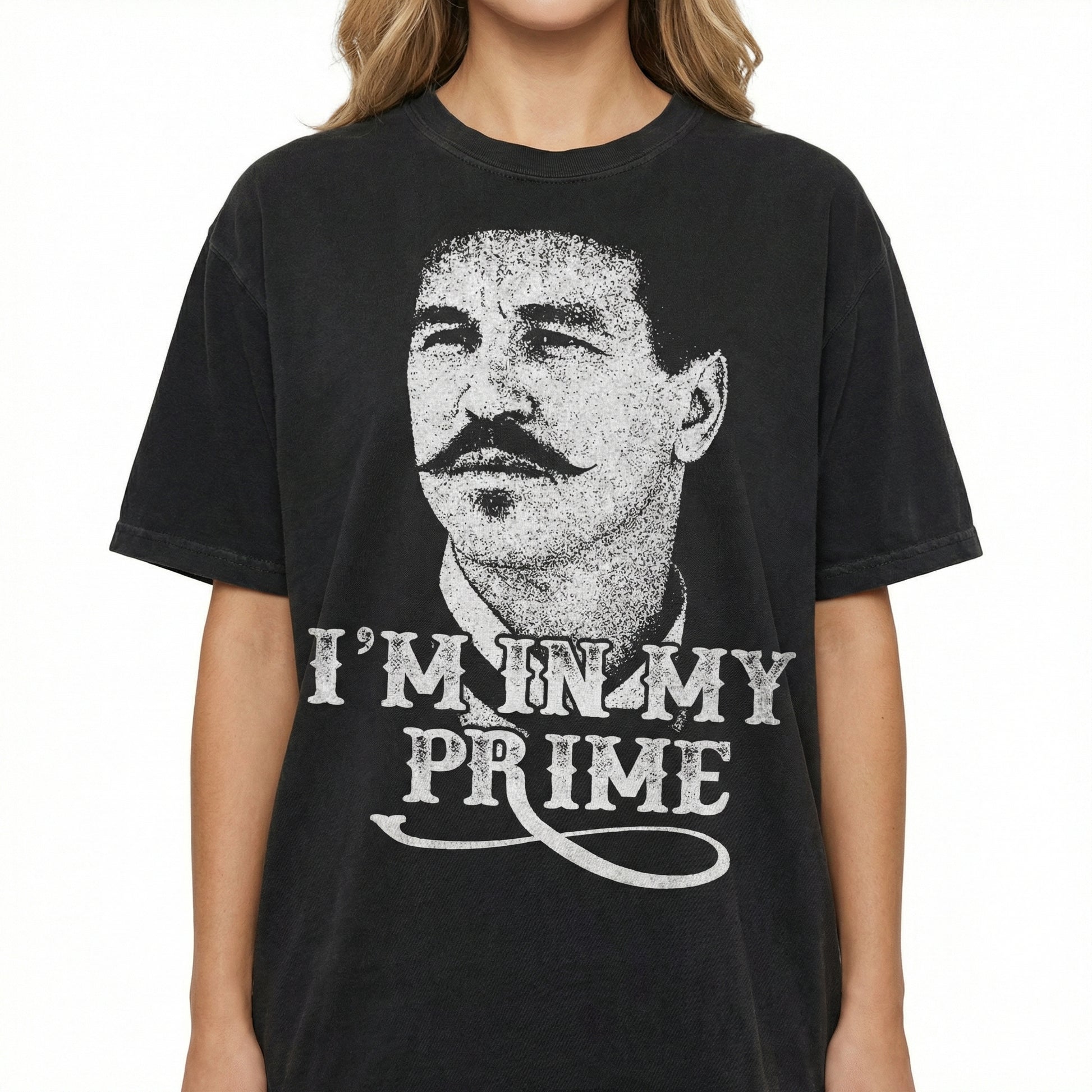 I’m In My Prime Vintage Western Graphic T-Shirt – Funny Outlaw Say When Quote Tee