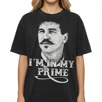 I’m In My Prime Vintage Western Graphic T-Shirt – Funny Outlaw Say When Quote Tee