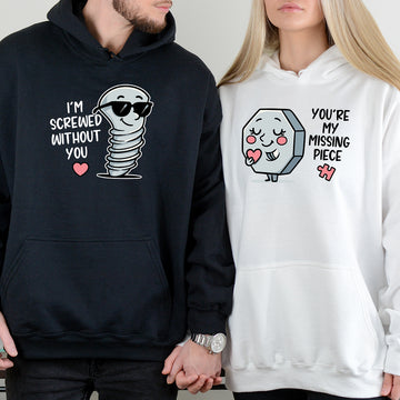 I'm Screw Without You Funny Matching Hoodies For Couples
