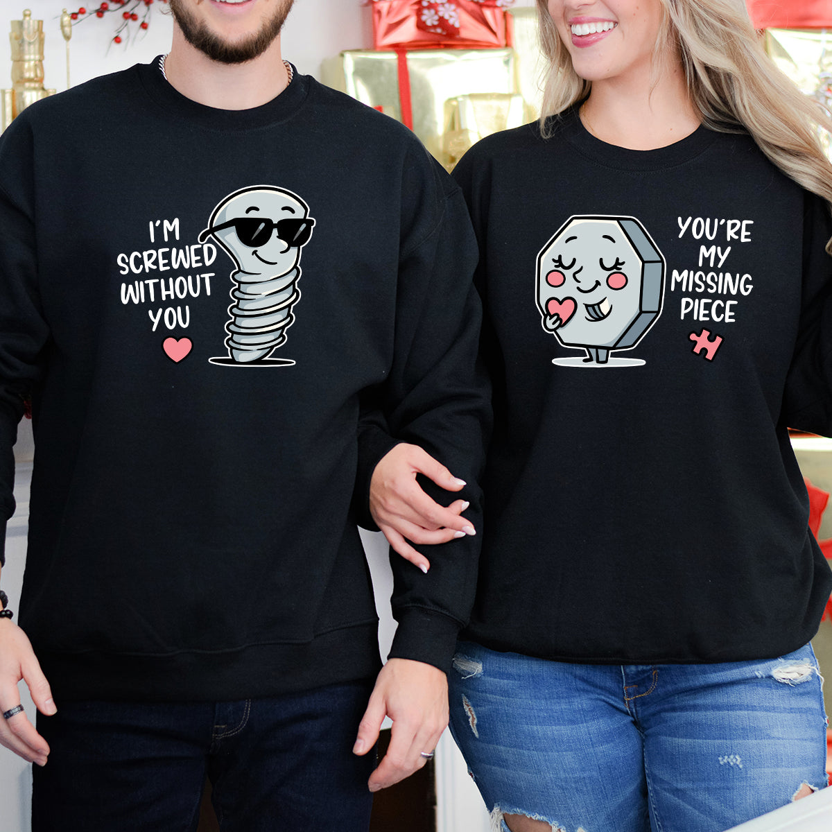 I'm Screw Without You Funny Matching Hoodies For Couples