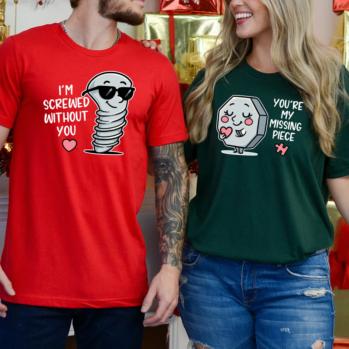 I'm Screw Without You Funny Matching T-Shirts For Couples