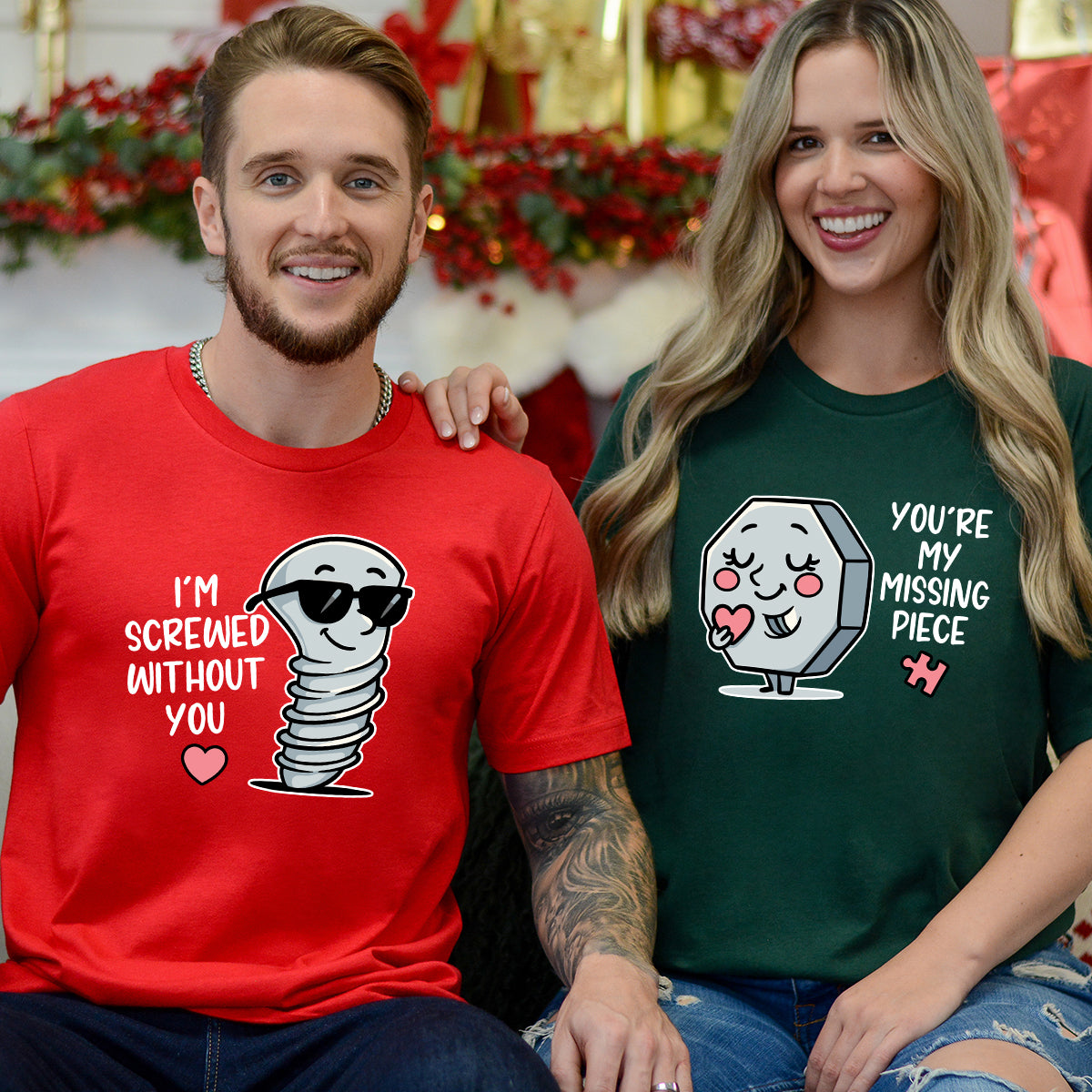 I'm Screw Without You Funny Matching T-Shirts For Couples