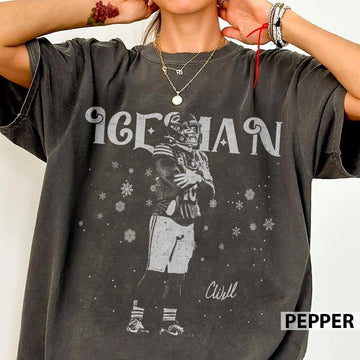 Ice Man Football Vintage T-Shirt – Caleb Williams Inspired Unisex Graphic Tee
