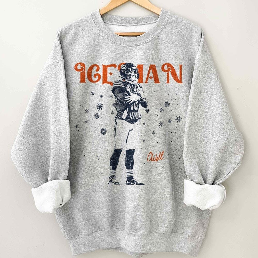 Ice Man Football Vintage T-Shirt – Caleb Williams Inspired Unisex Graphic Tee