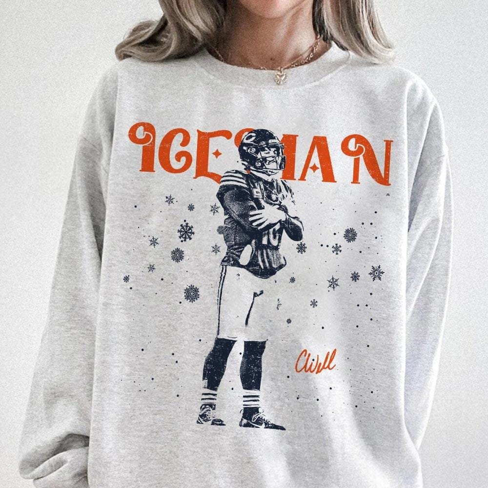 Ice Man Football Vintage T-Shirt – Caleb Williams Inspired Unisex Graphic Tee