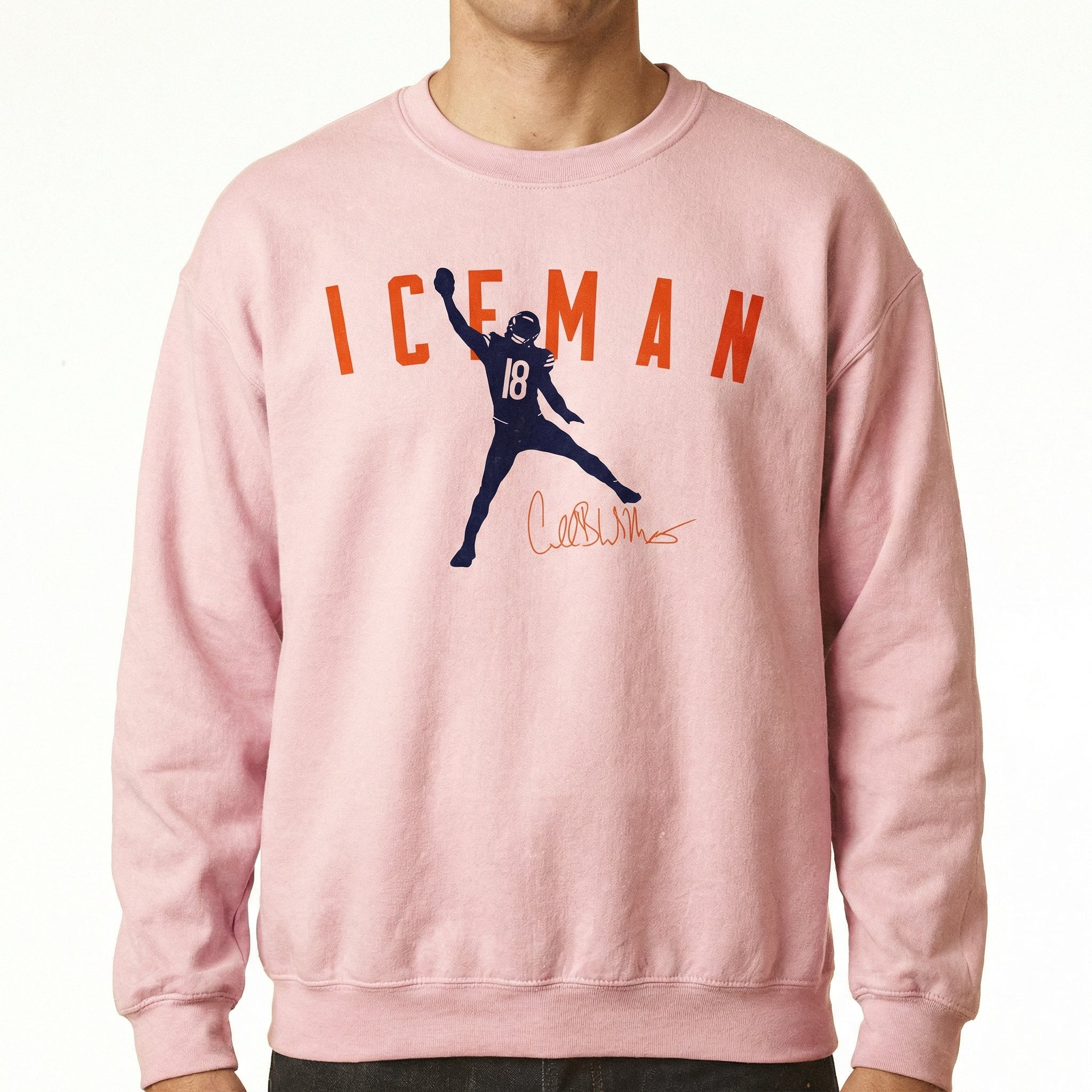 Iceman Football Graphic T-Shirt – Cold-Weather Quarterback Style Tee