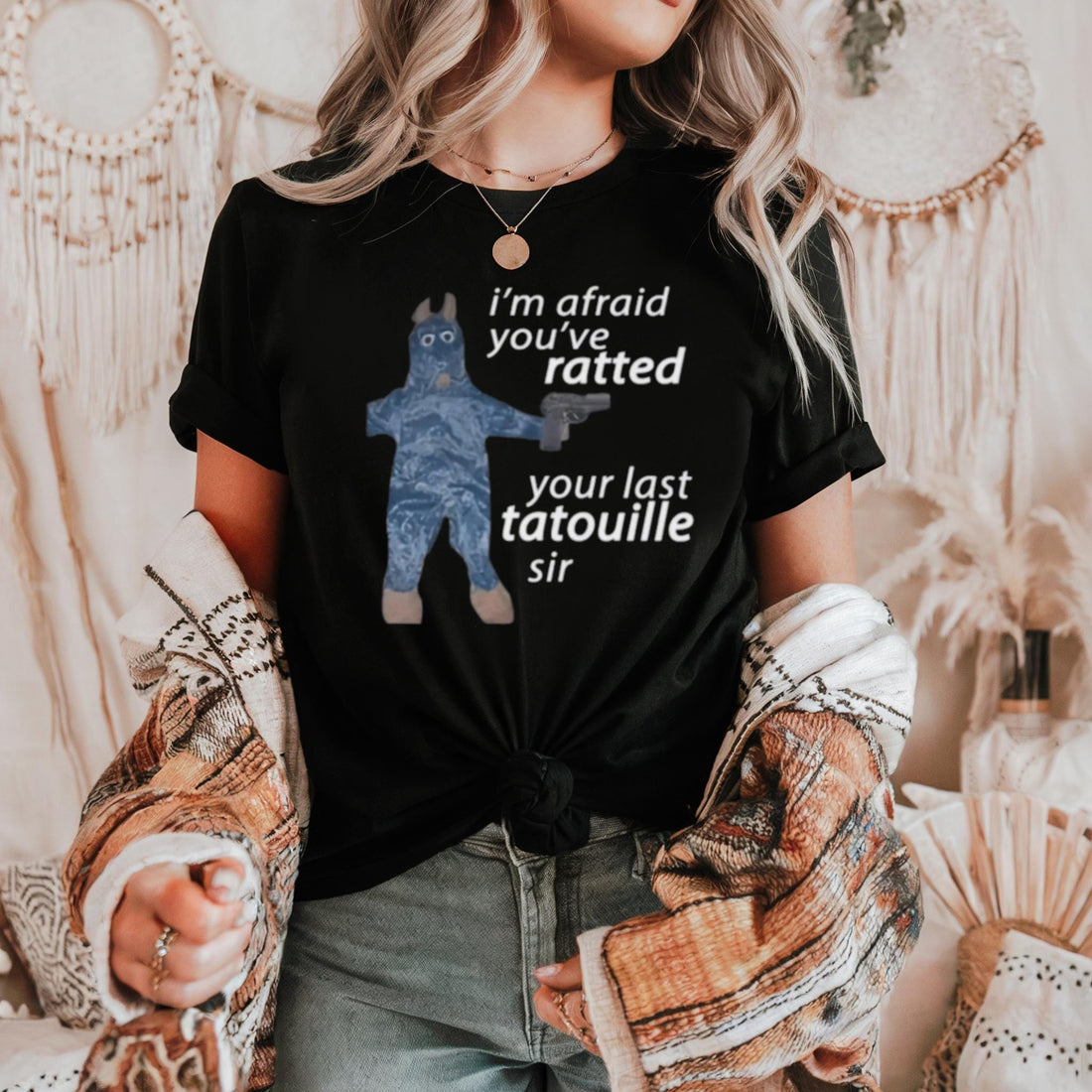 I'm Afraid You’ve Ratted Your Last Tatouille Sir Shirt - Funny Cooking Parody Tee