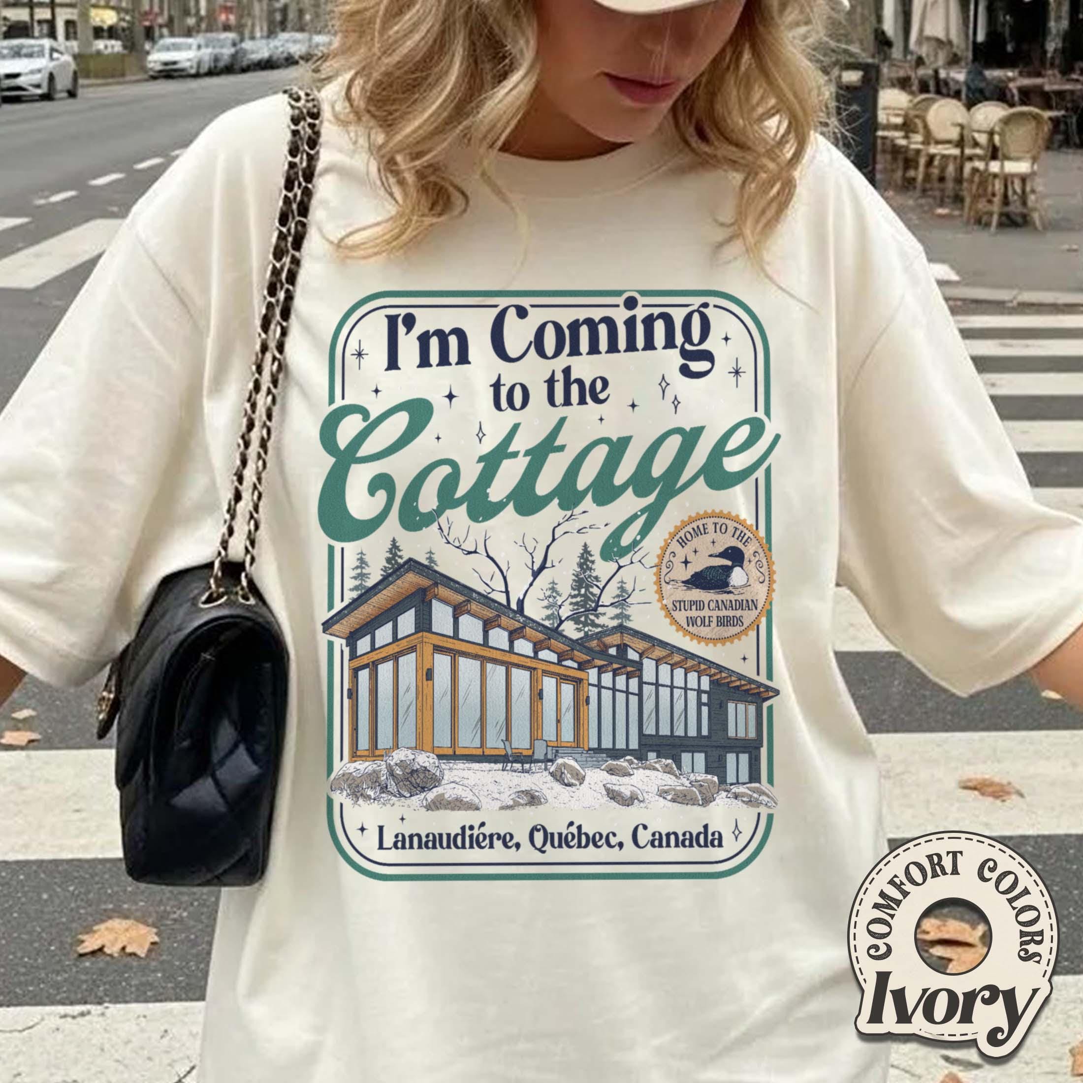 I'm Coming to the Cottage T-Shirt – Funny Hockey Romance Graphic Tee