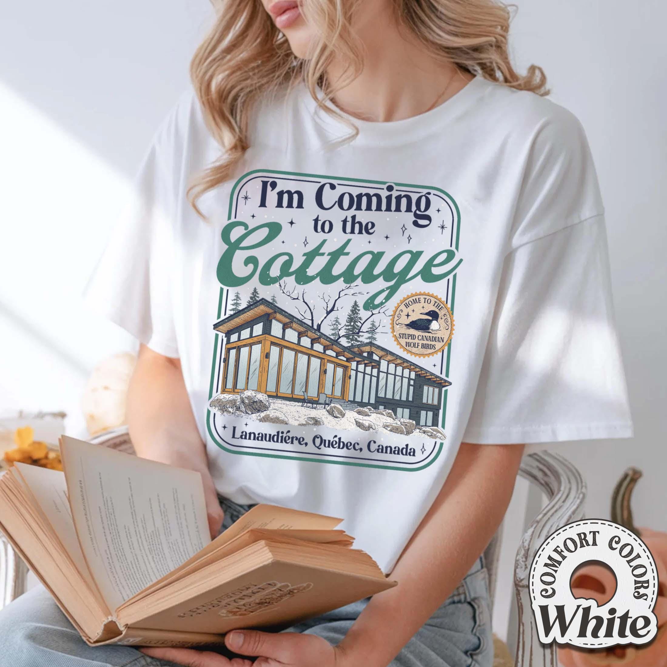 I'm Coming to the Cottage T-Shirt – Funny Hockey Romance Graphic Tee