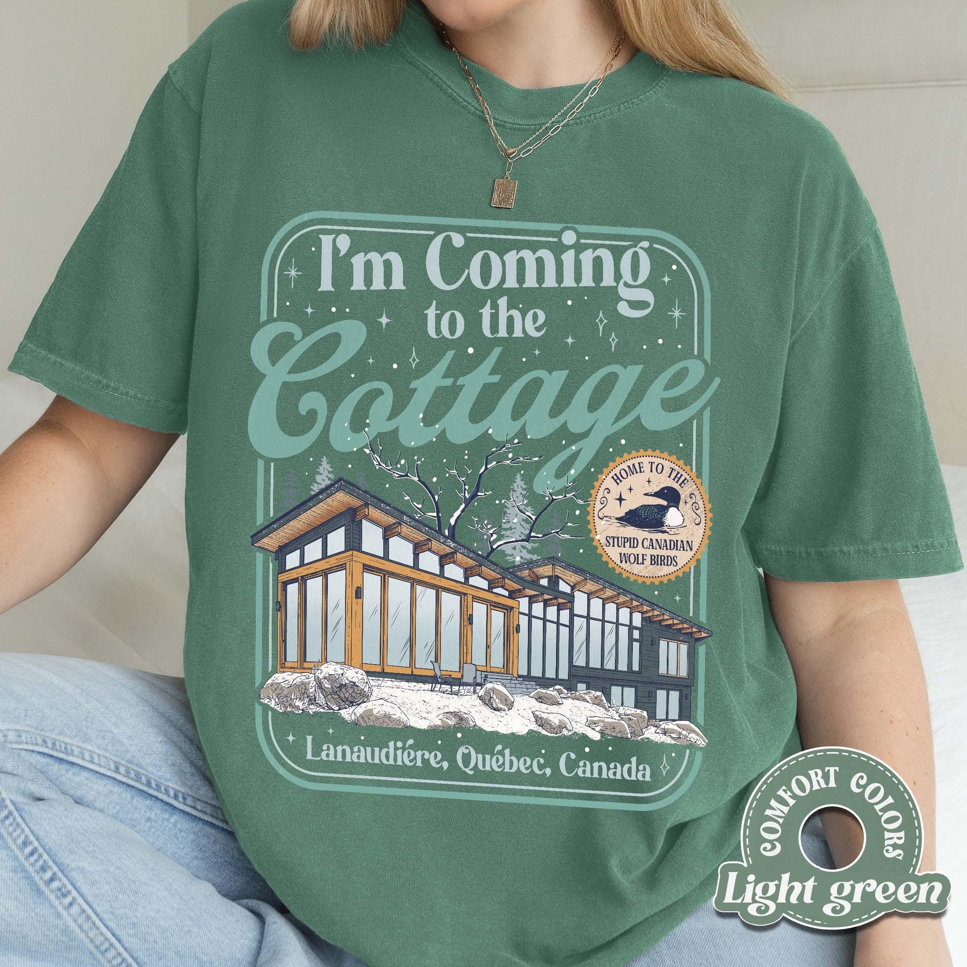 I'm Coming to the Cottage T-Shirt – Funny Hockey Romance Graphic Tee
