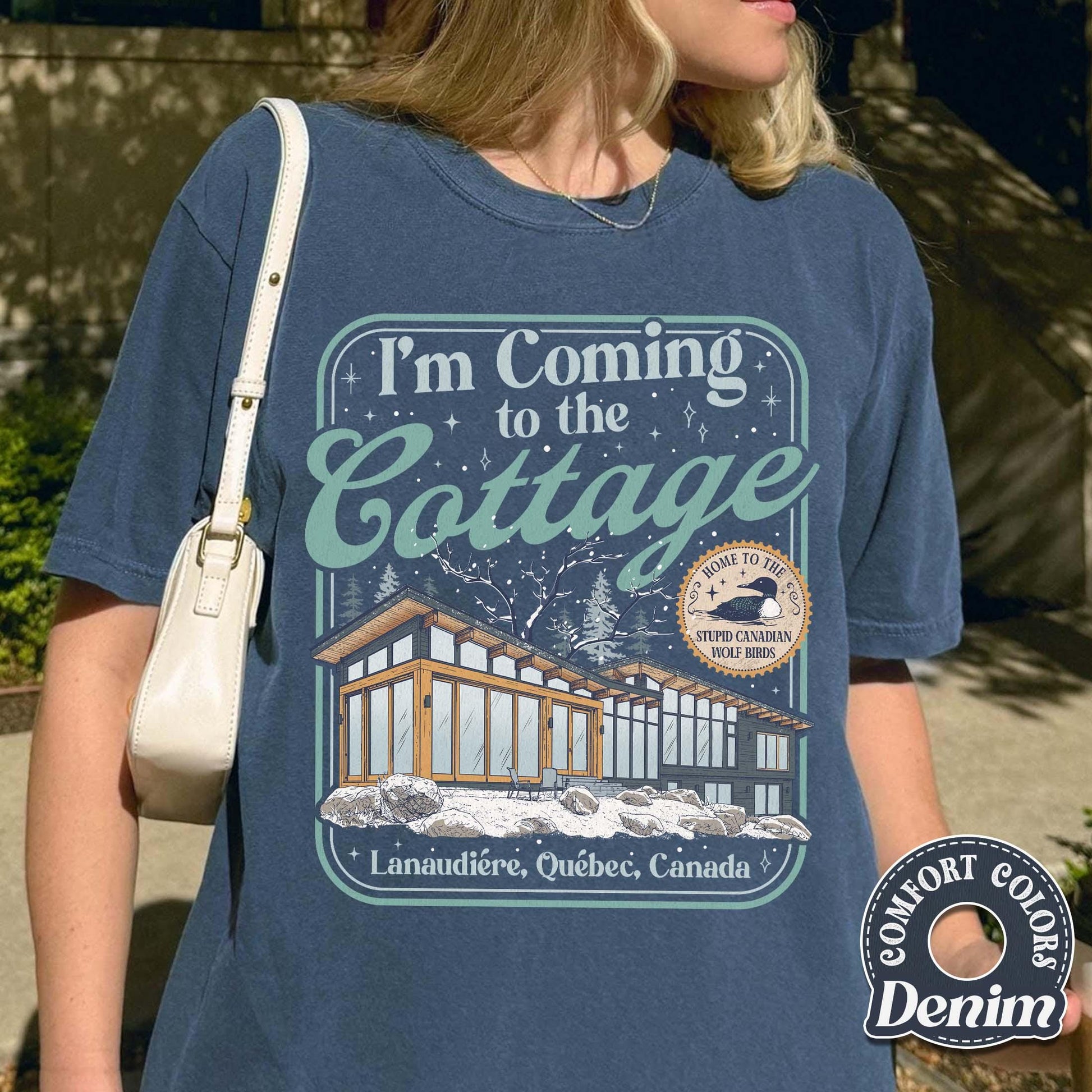 I'm Coming to the Cottage T-Shirt – Funny Hockey Romance Graphic Tee
