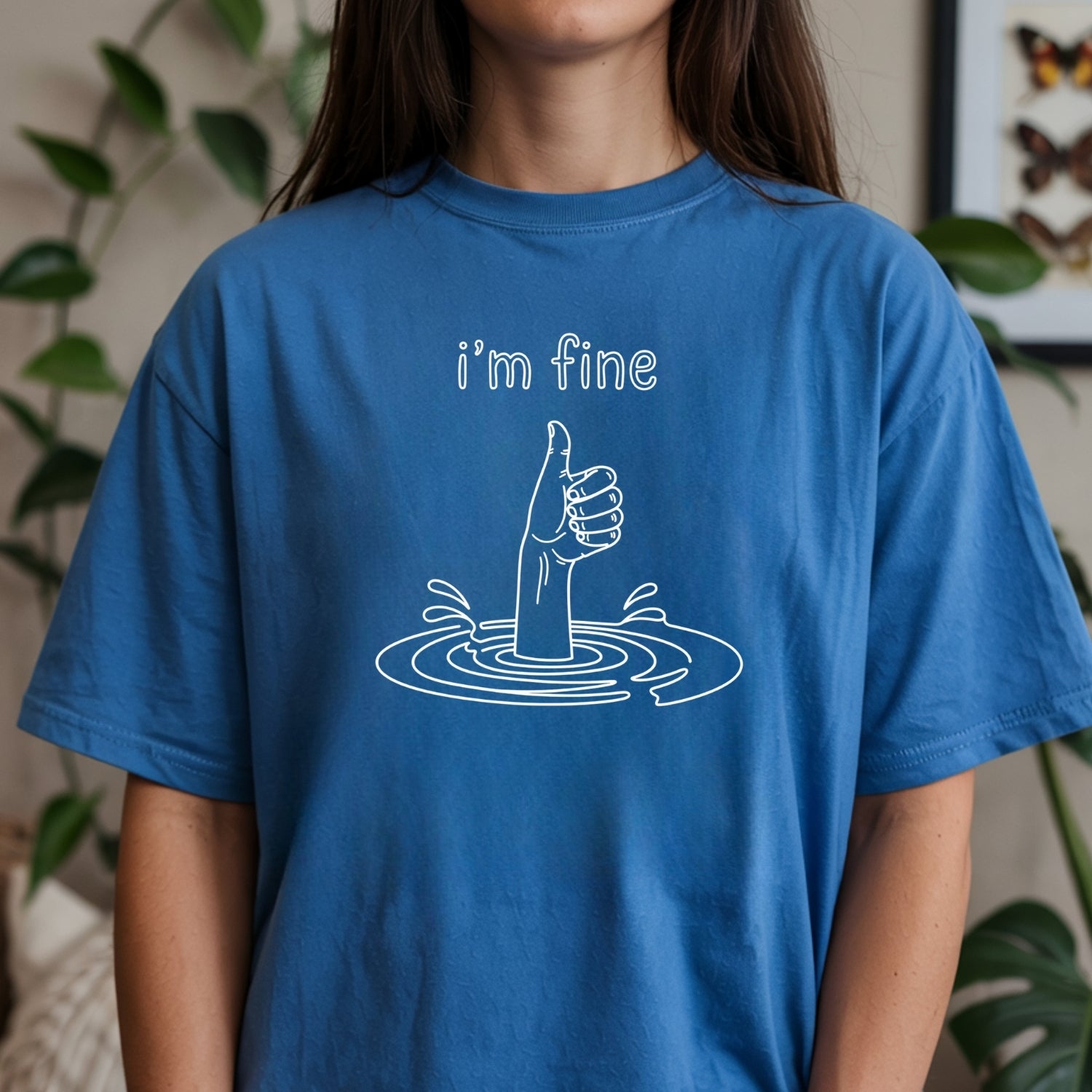 I'm Fine T-Shirt - Funny Sarcastic Graphic Tee