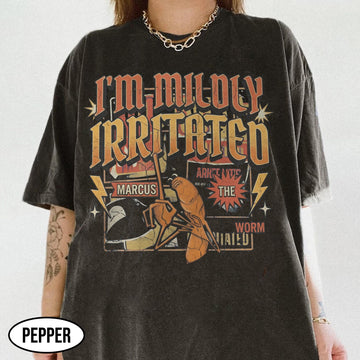I'm Mildly Irritated Marcus Worm Shirt - Funny Gen Z Meme Tee