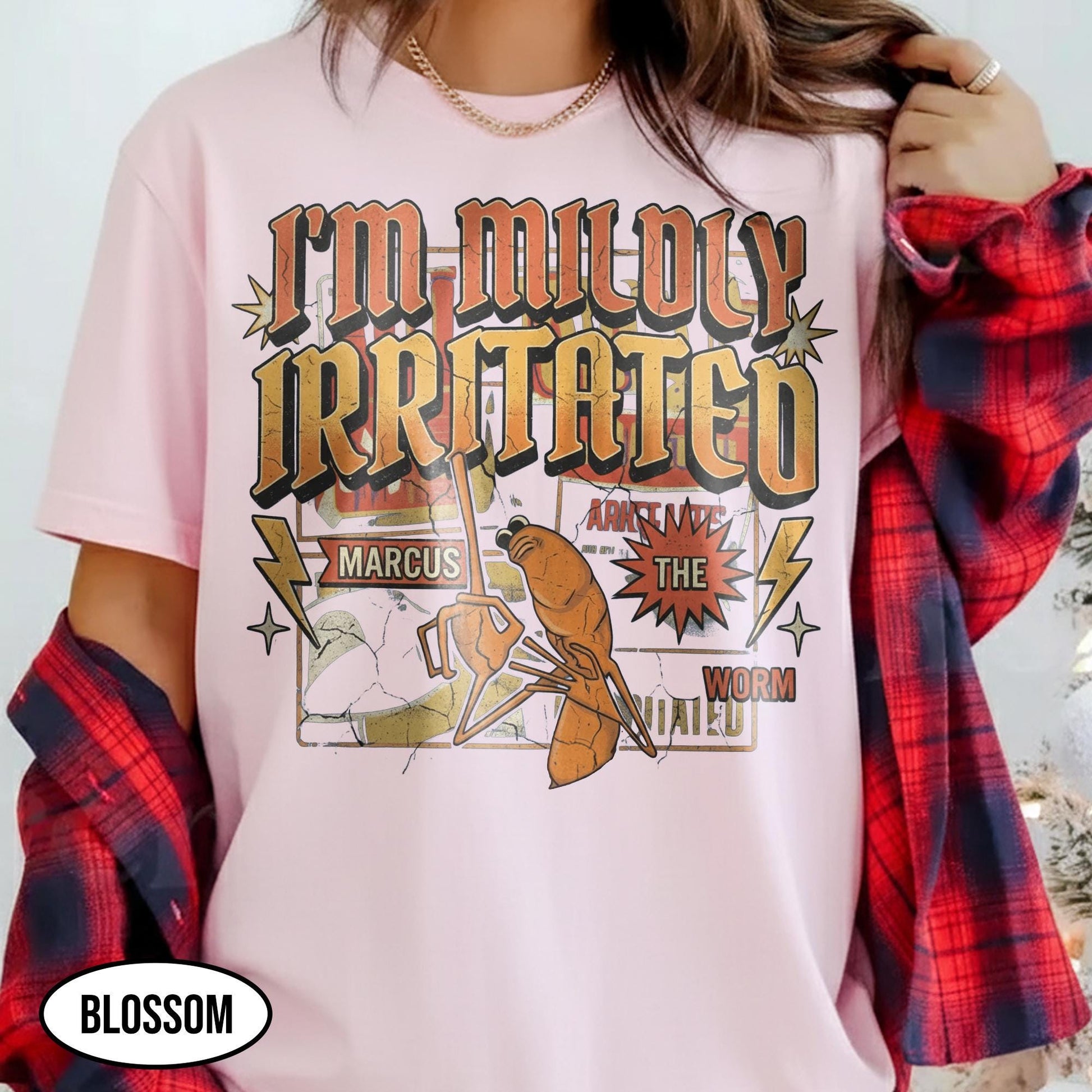 I'm Mildly Irritated Marcus Worm Shirt - Funny Gen Z Meme Tee