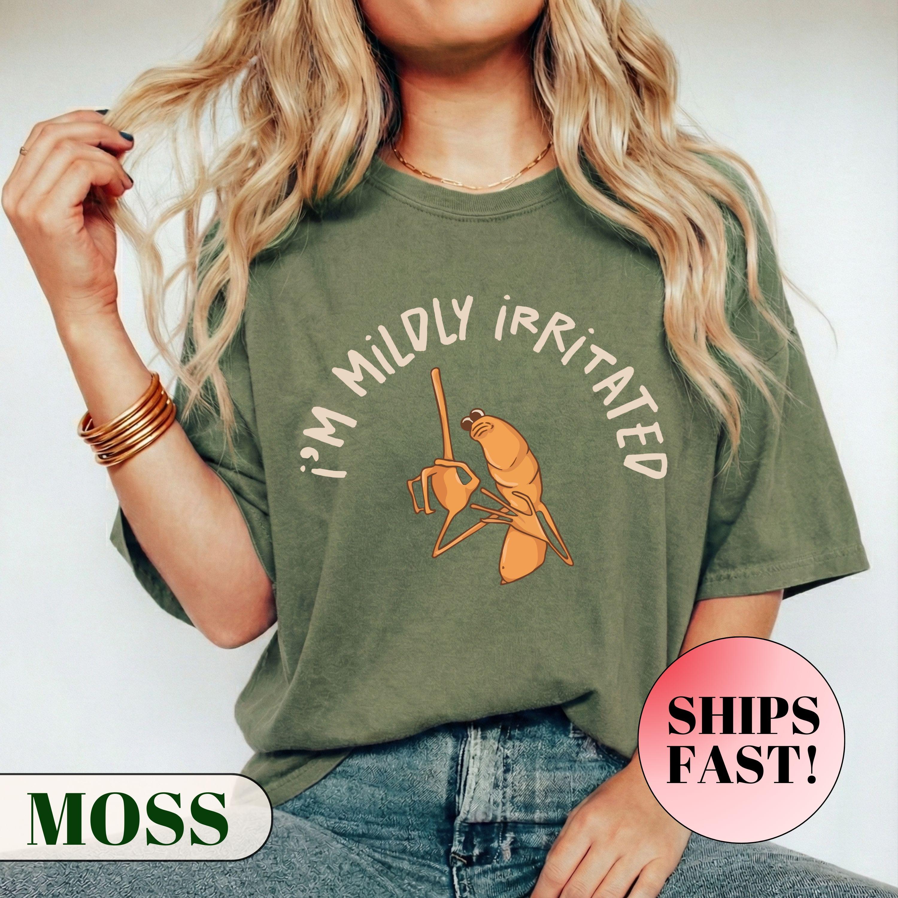 I’m Mildly Irritated Shirt – Marcus The Worm Meme Tee – Funny Sarcastic Shirt – I Don’t Like This Rock Shirt