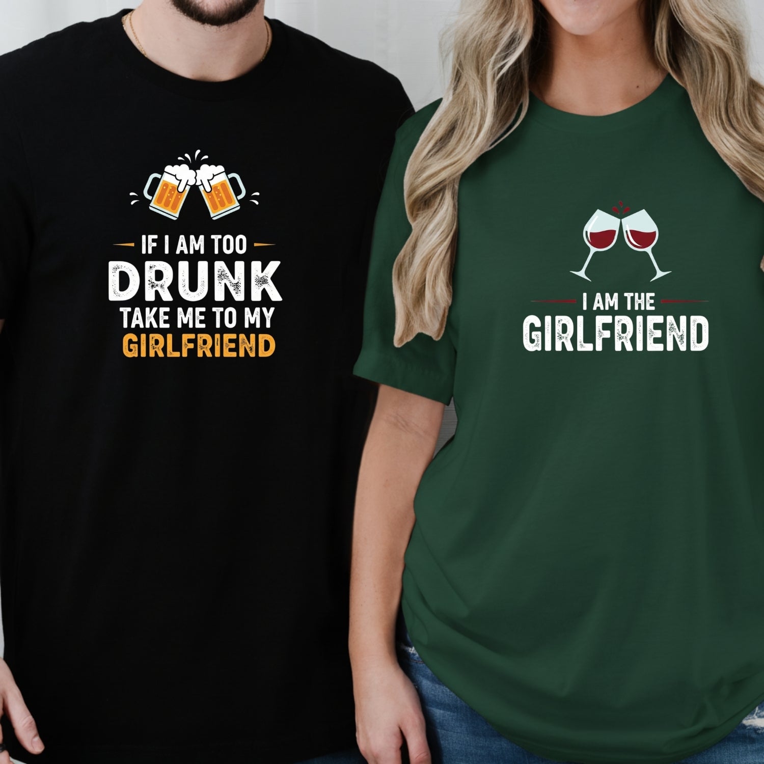 I'm The Girlfriend Take Me To My Girlfriend Matching T-Shirts For Couples